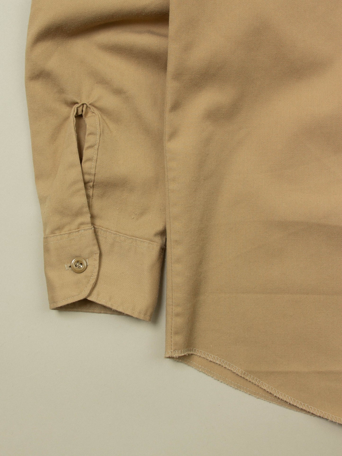 Vtg 1970s Sears Khaki Shirt (S)