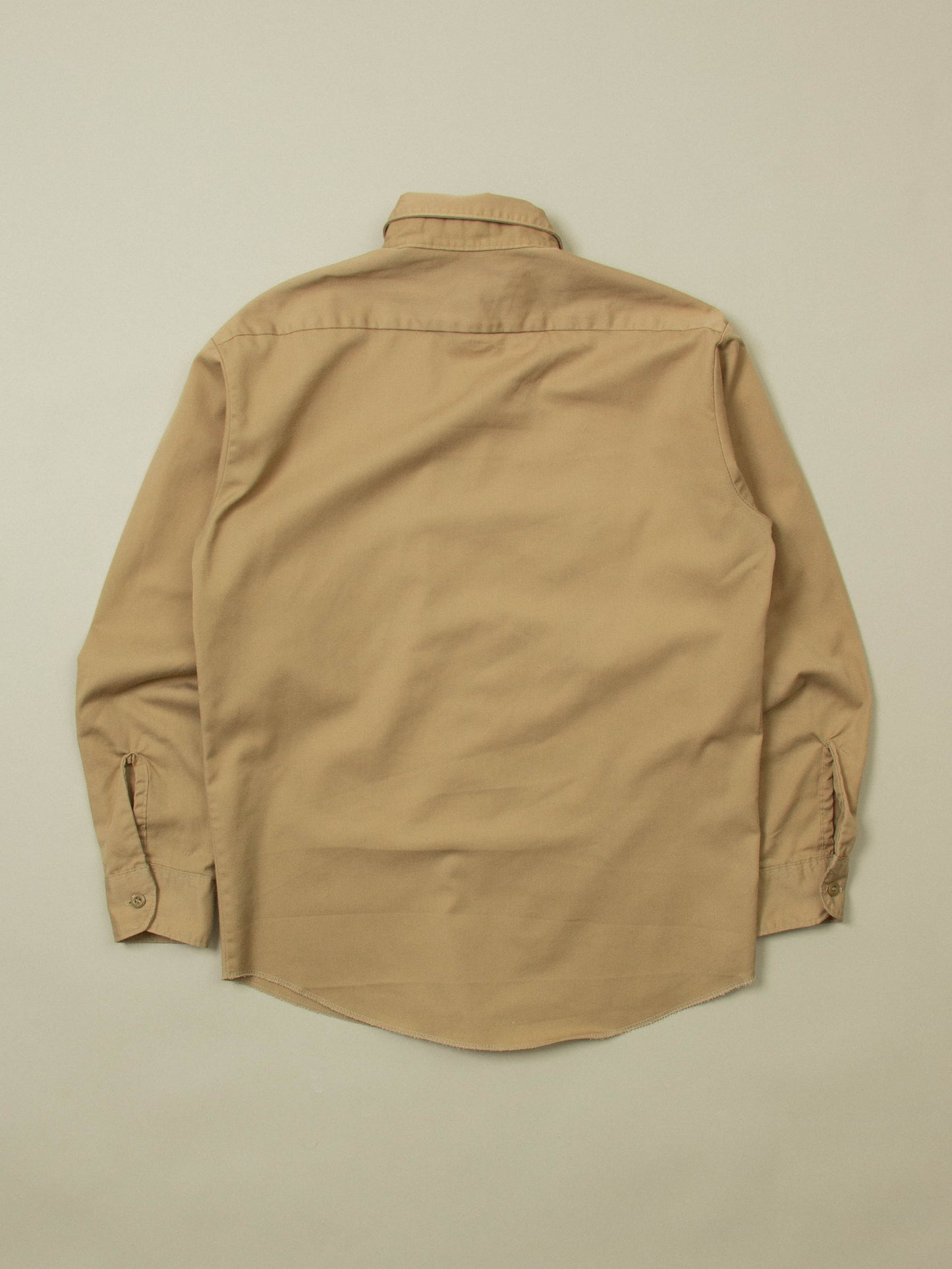 Vtg 1970s Sears Khaki Shirt (S)
