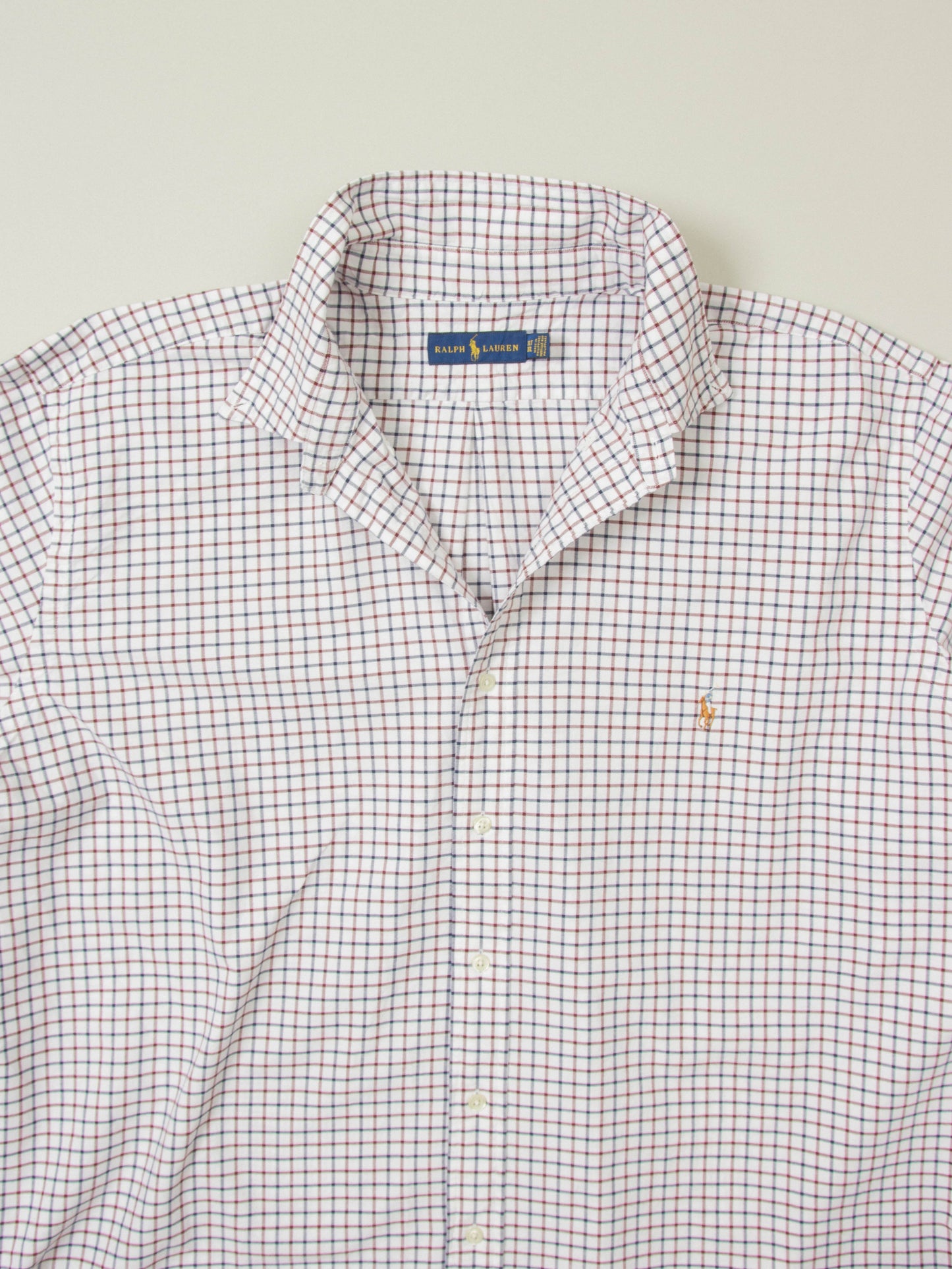 2000s Checkered Ralph Lauren Shirt (XXL)