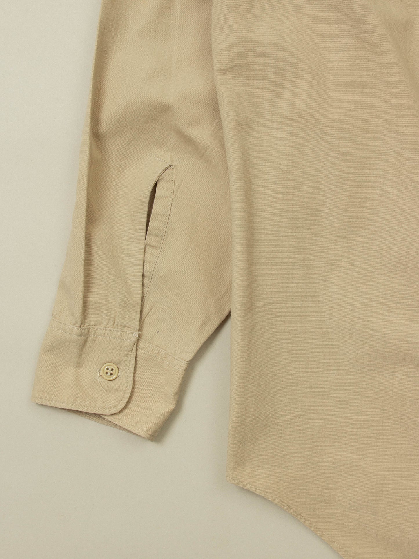 Vtg 1960s US Army Khaki Shirt (S)