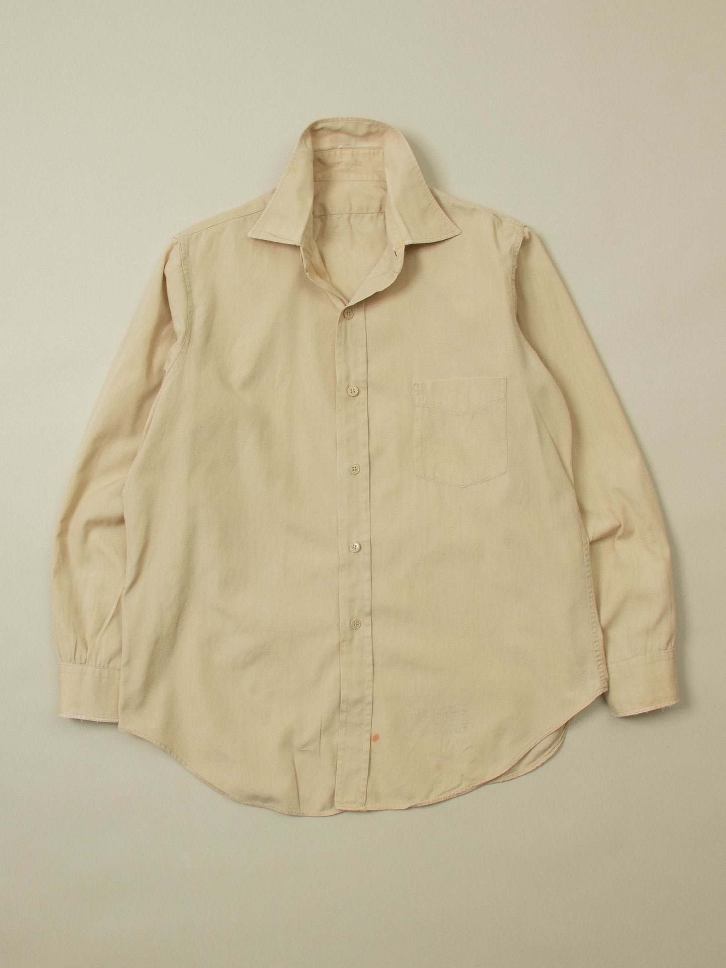 Vtg 1960s US Army Khaki Shirt (S/M)