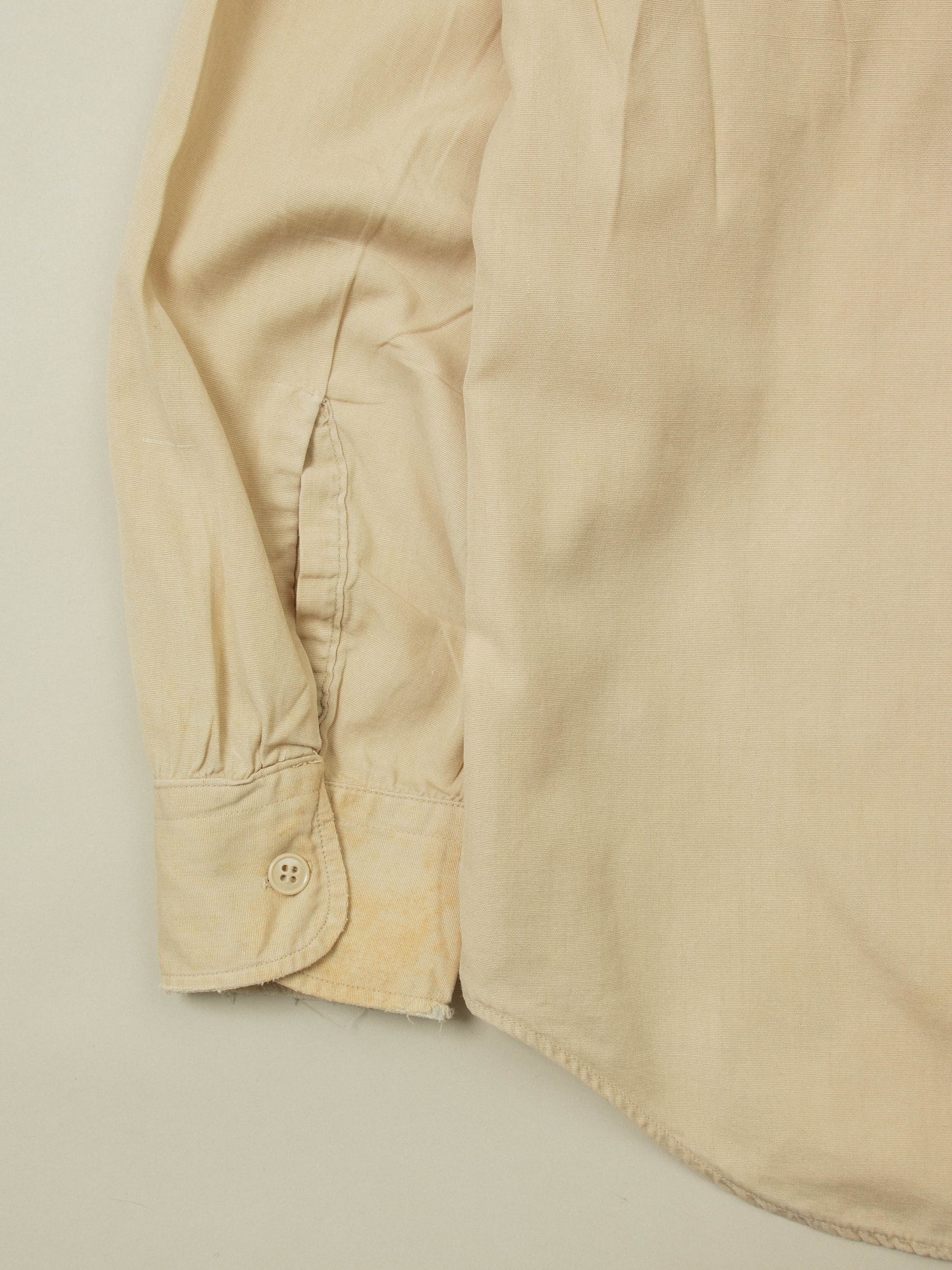 Vtg 1960s US Army Khaki Shirt (S/M)