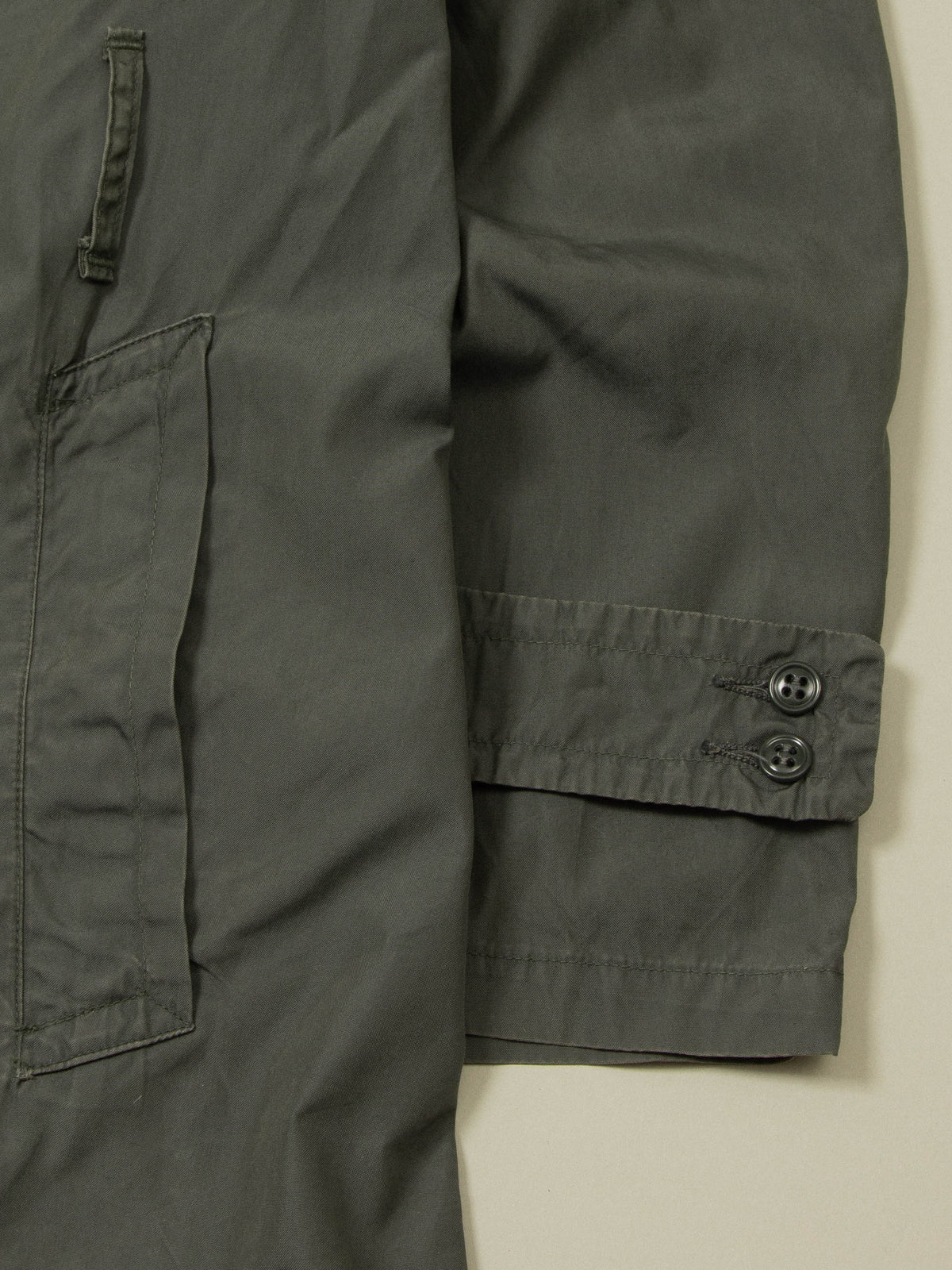 Vtg 1990s Double Breasted US Army Trench Coat (L)