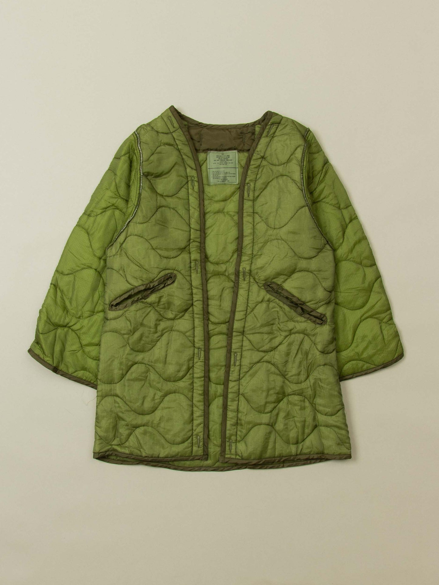 Vtg 1980s US Army Desert Parka Liner (S)
