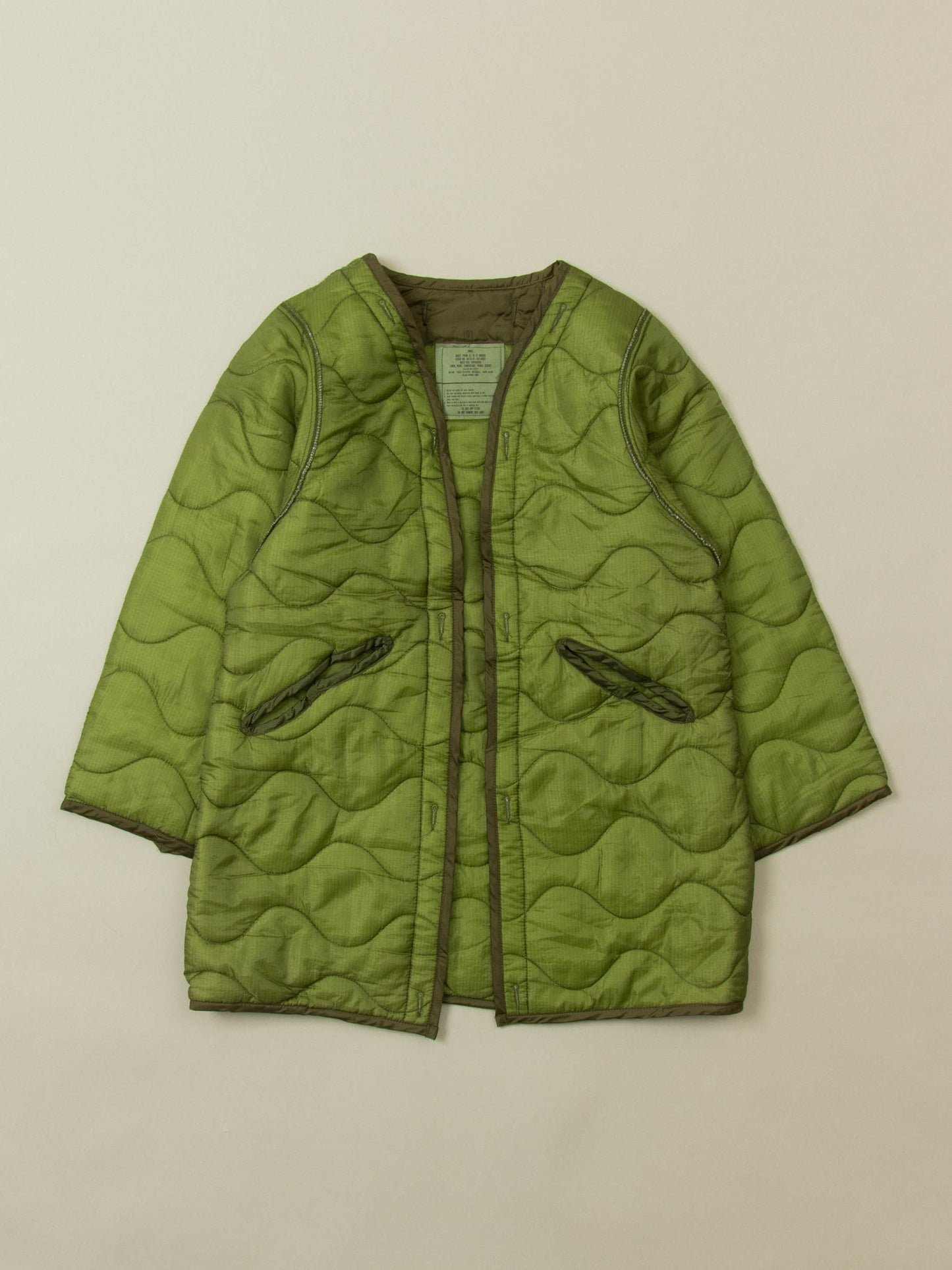 Vtg 1980s US Army Desert Parka Liner (S)