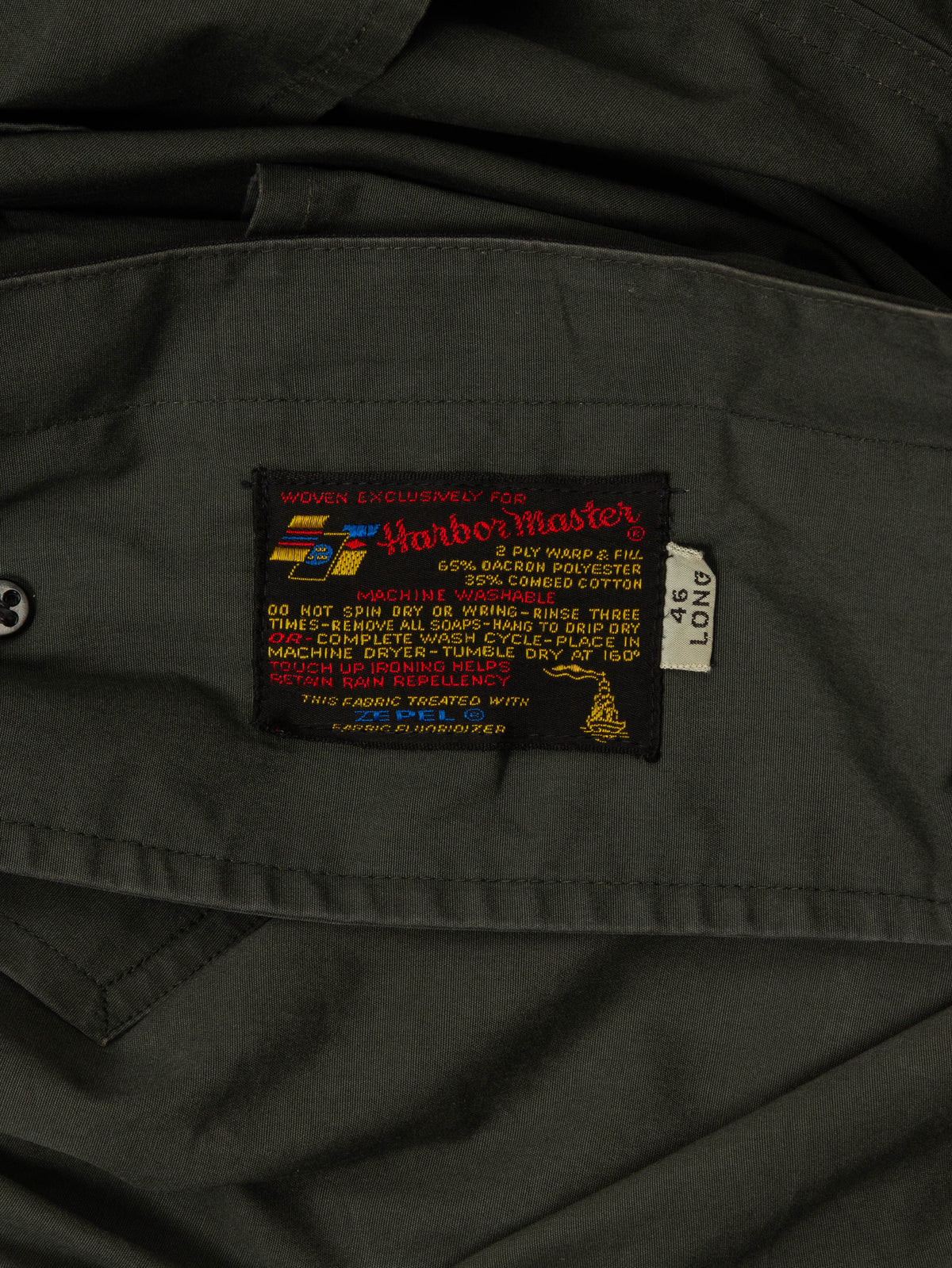 Vtg 1970s Harbor Master Trench Coat - Made in USA (L)