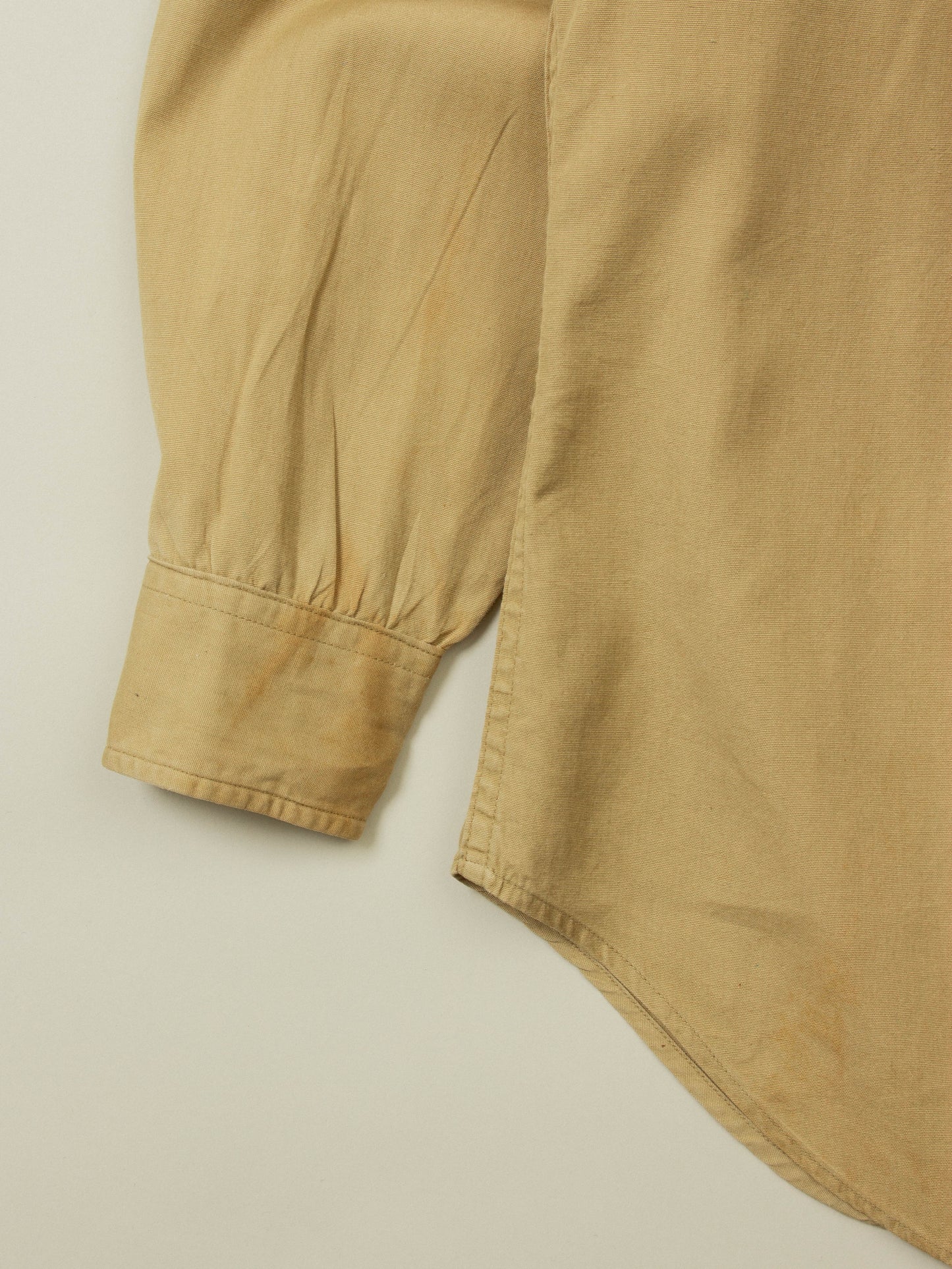 Vtg 1950s US Army Khaki Shirt (S/M)