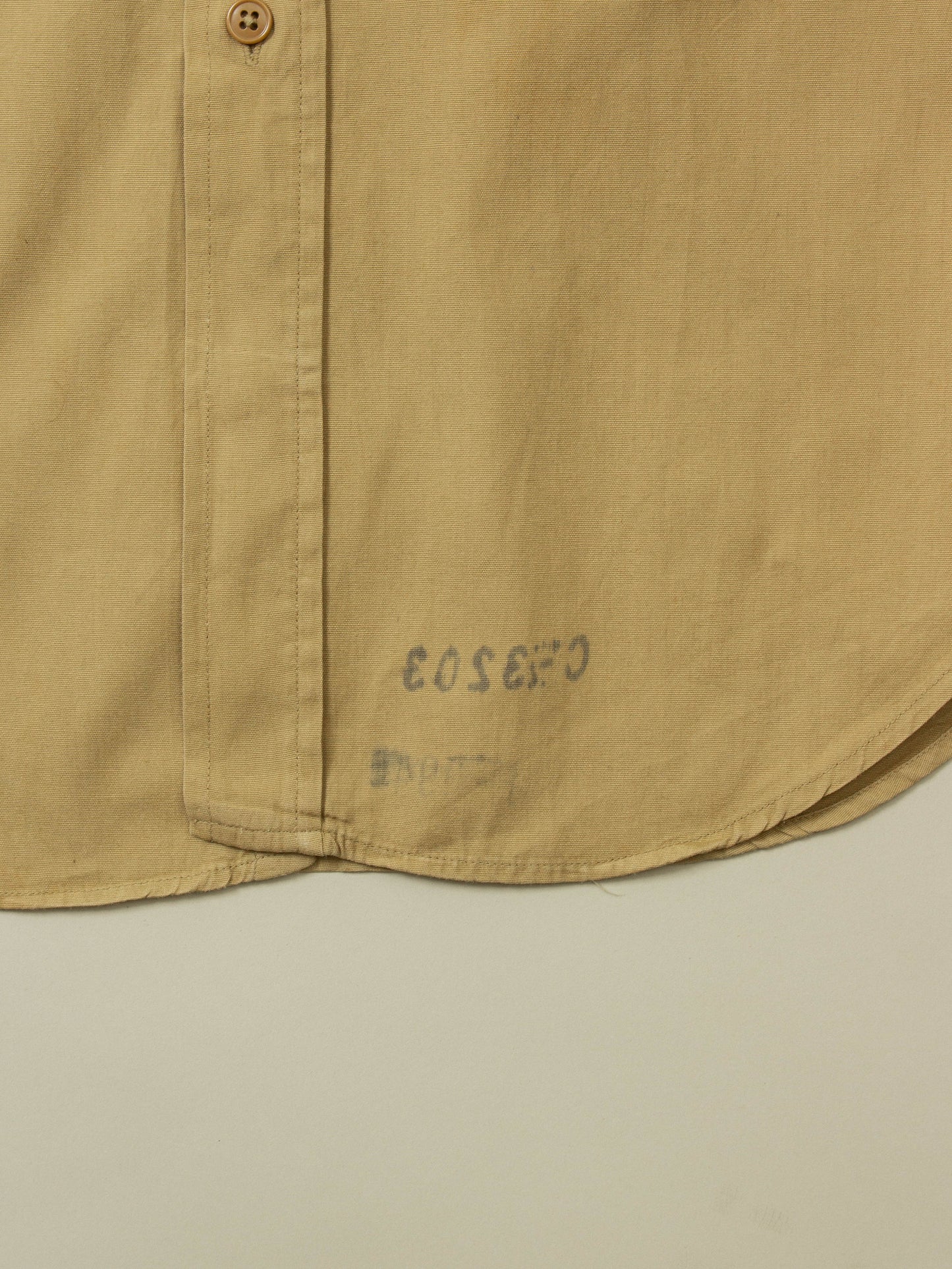 Vtg 1950s US Army Khaki Shirt (S/M)