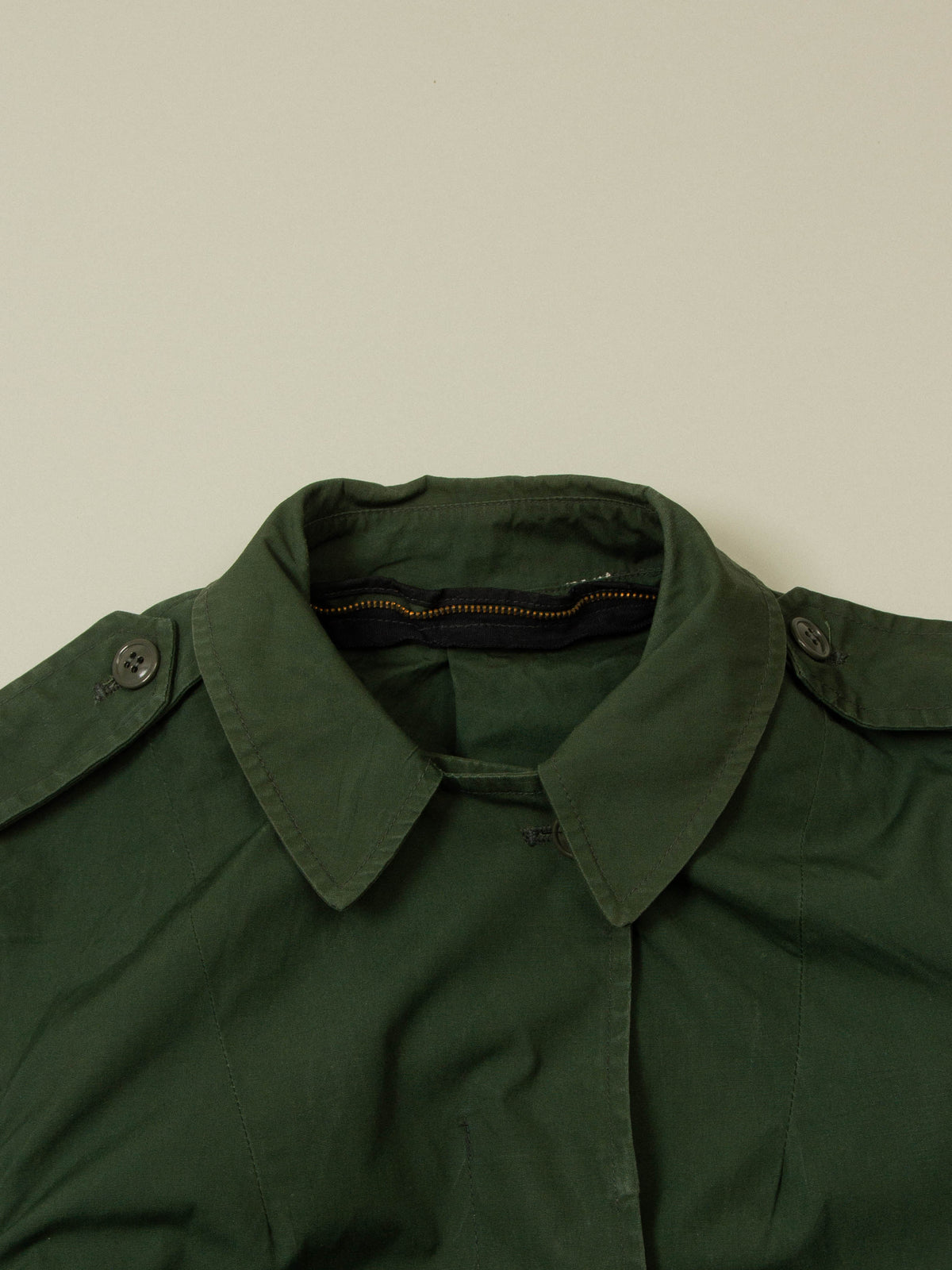 Vtg 1970s US Army Trench Coat - Made in USA (Women's L)