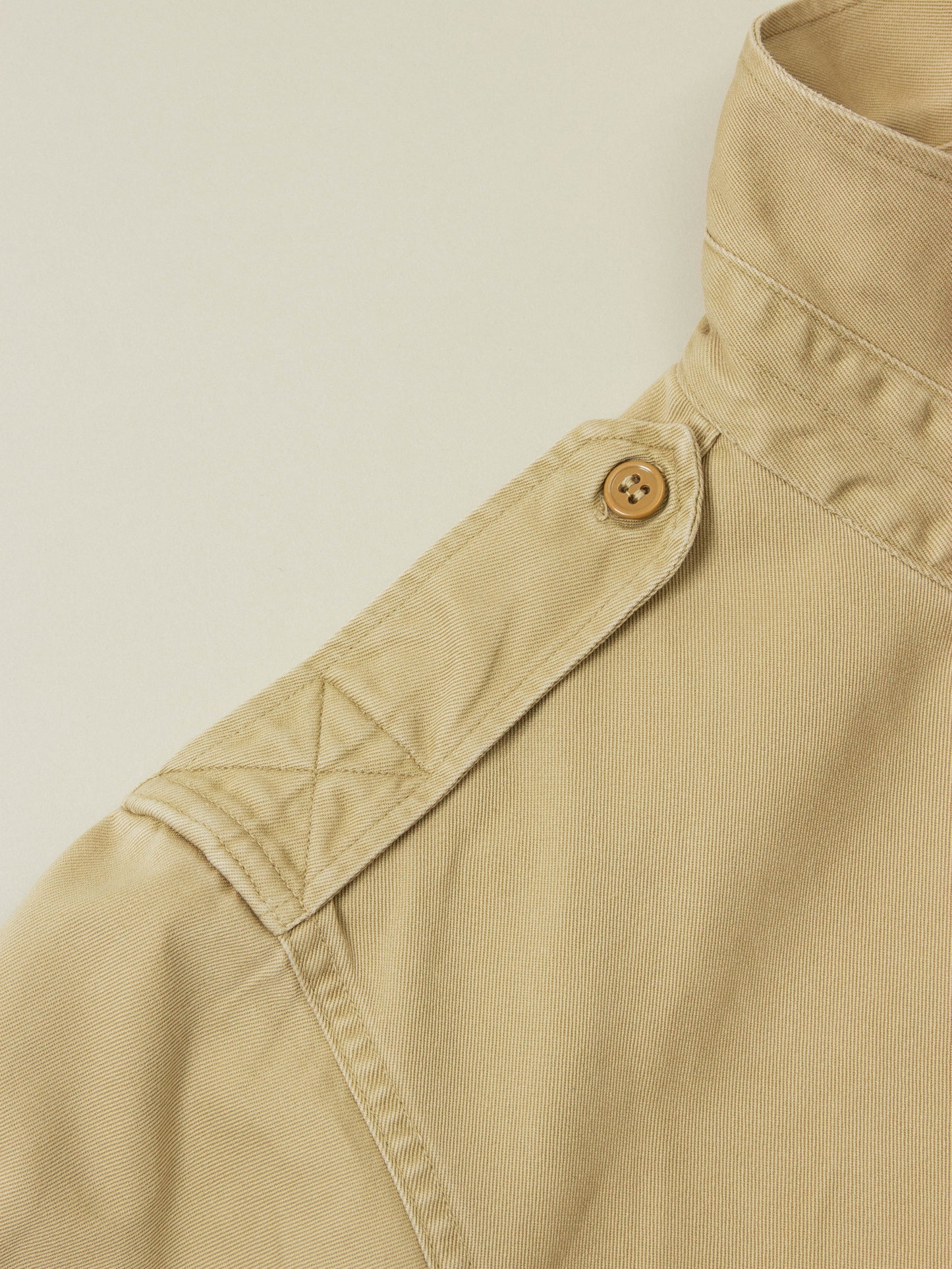 Vtg 1950s US Army Khaki Shirt (S)