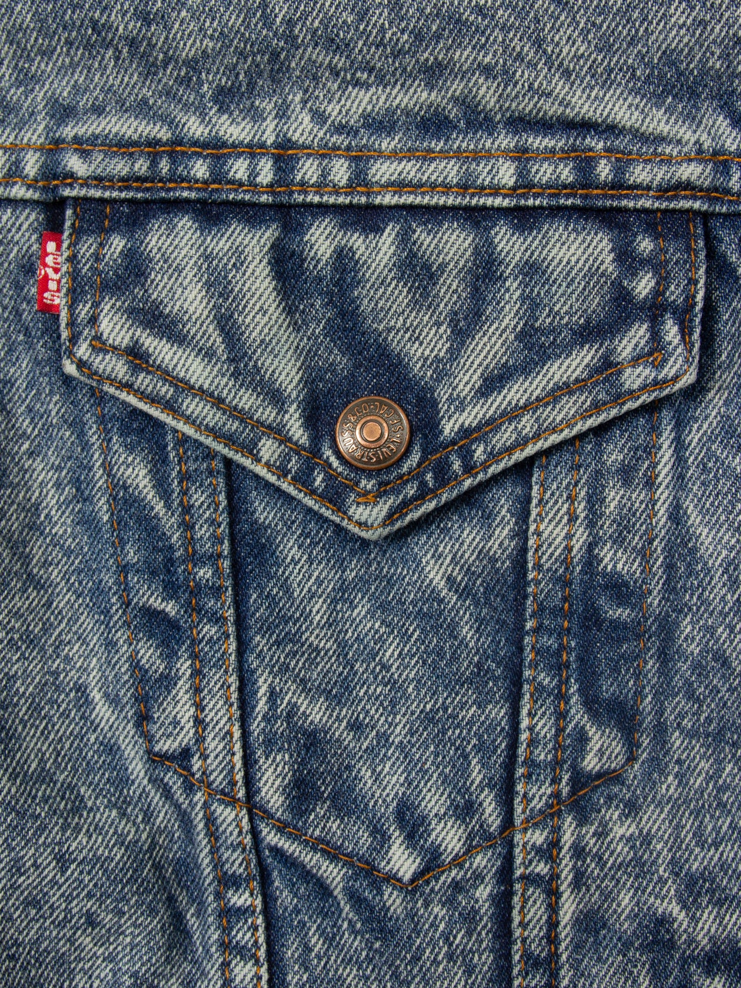 Vtg 1980s Levi's Sherpa Denim Jacket - Made in USA (M/L)