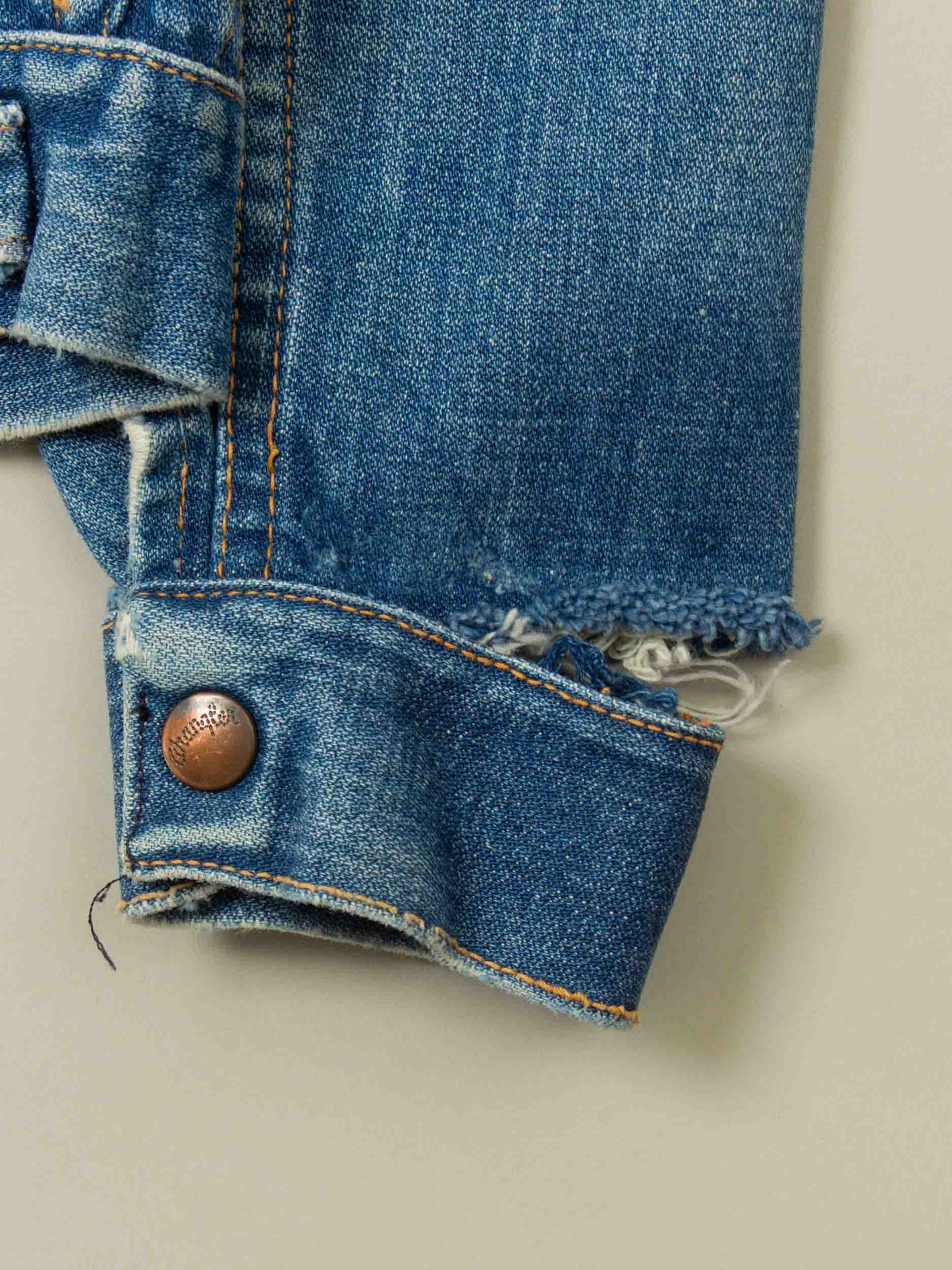 Vtg 1970s Wrangler Denim Jacket – Made in USA (S)