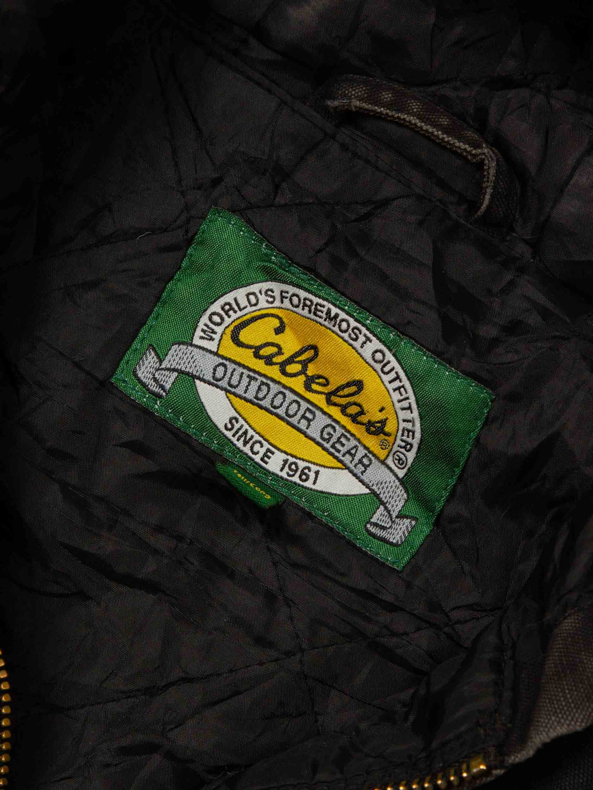 Vtg 1990s Faded Cabela's Workwear Bomber Jacket (XL)
