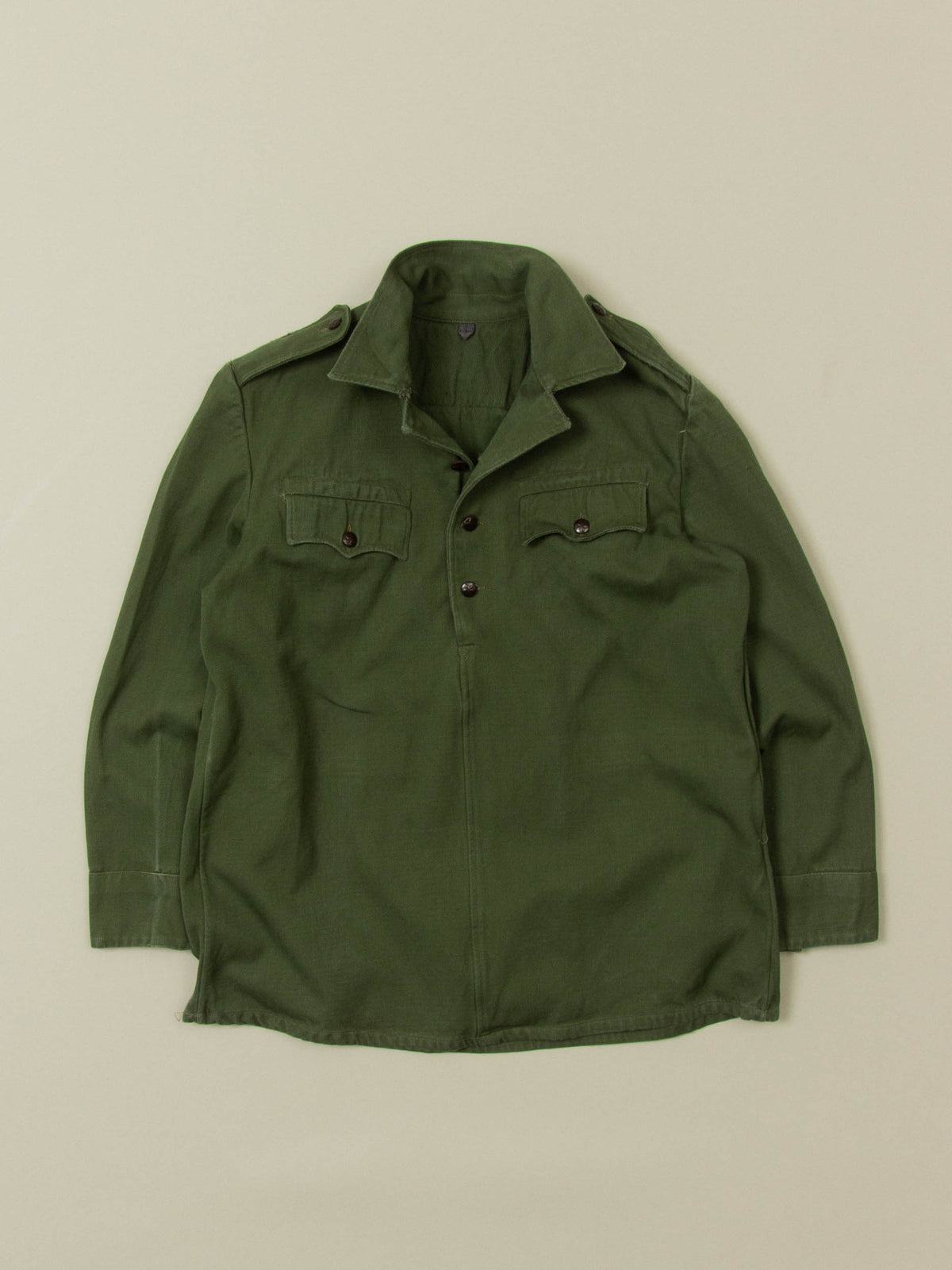 Vtg Army Popover Shirt (M)