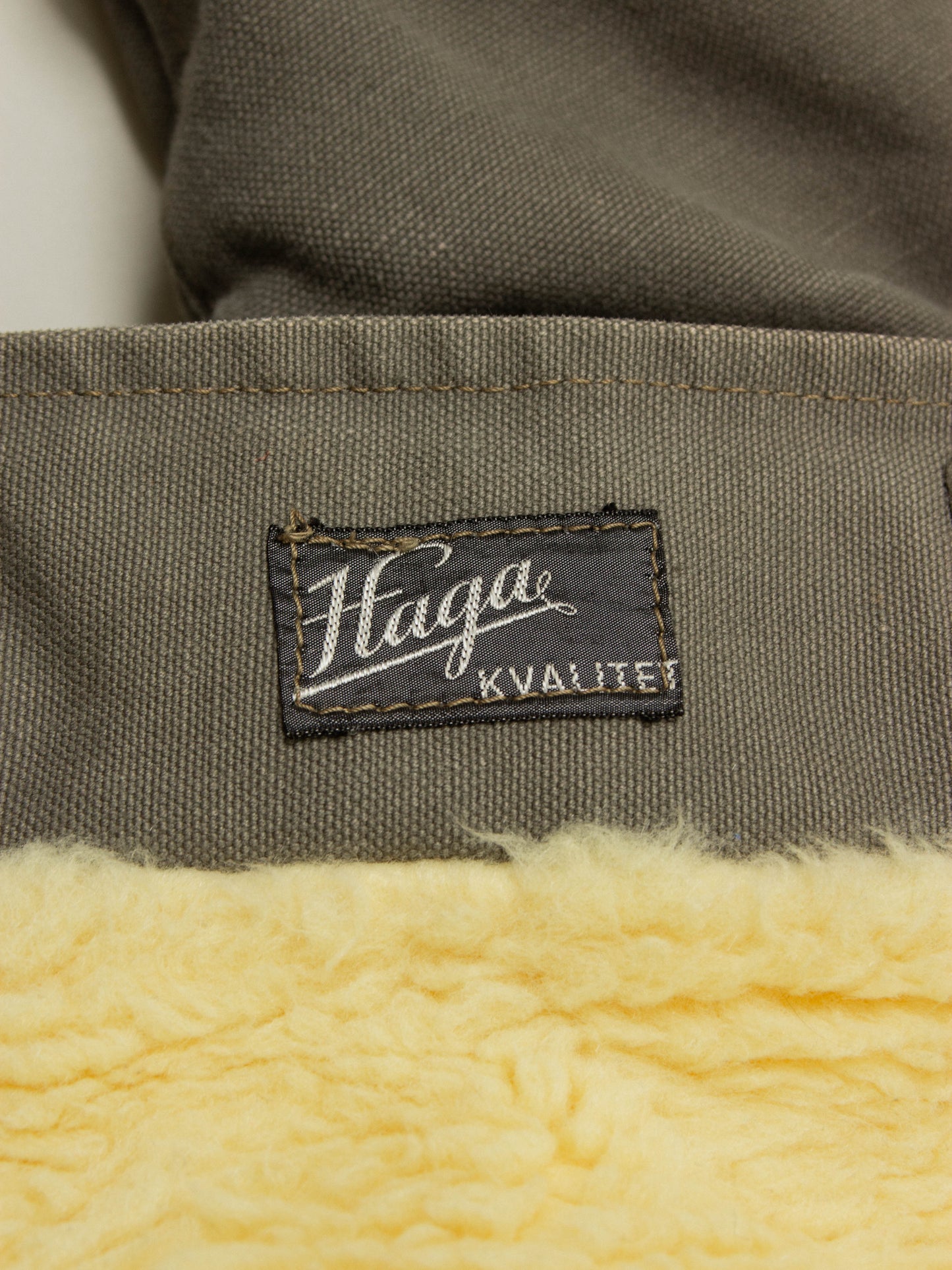 Vtg 1950s Rare Swedish Army Hooded Dispatch Jacket (L)