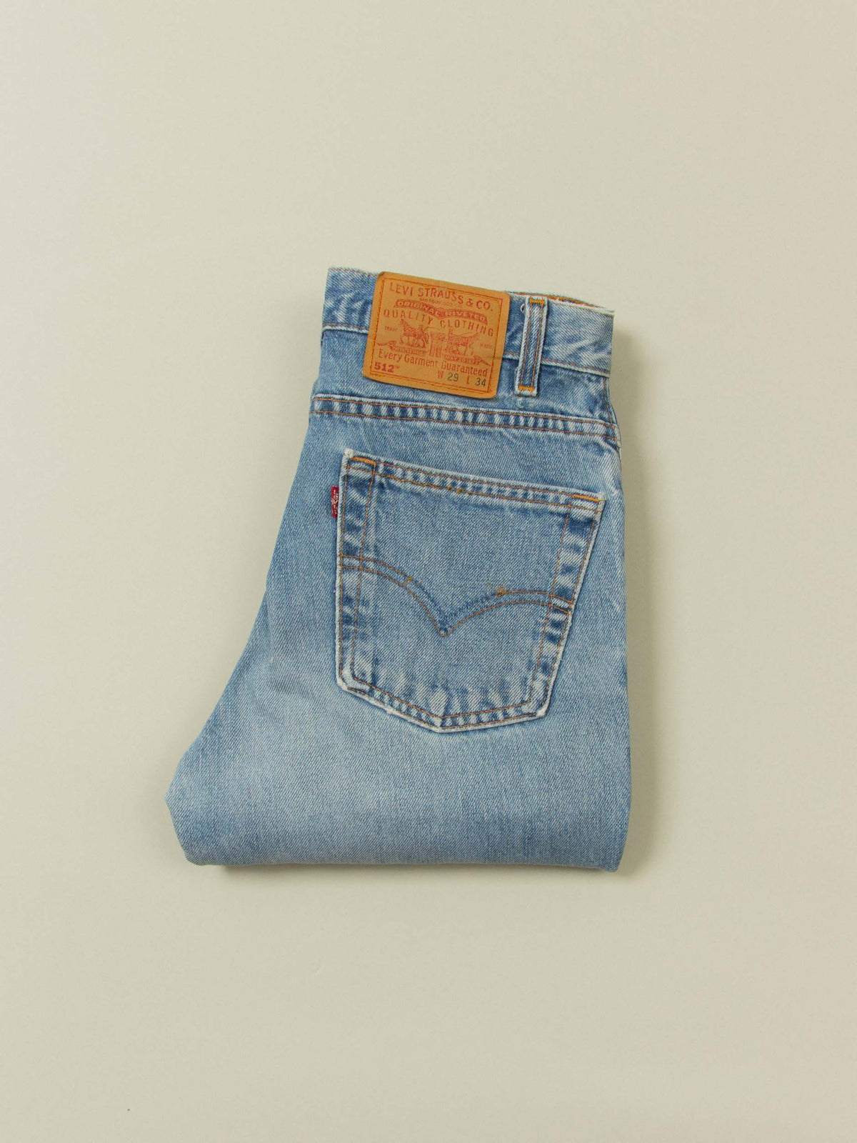 Vtg 1990s Levi's 512 Tapered Jeans – Made in USA (28x34)