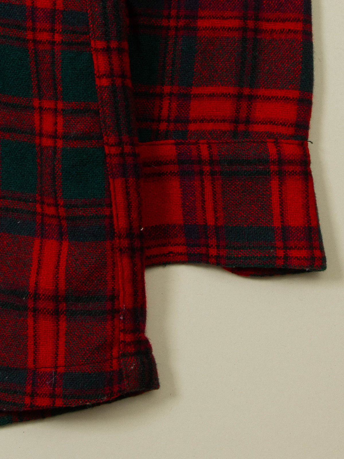 Vtg 1970s Pendleton Plaid Flannel Shirt -  Made in USA (M)