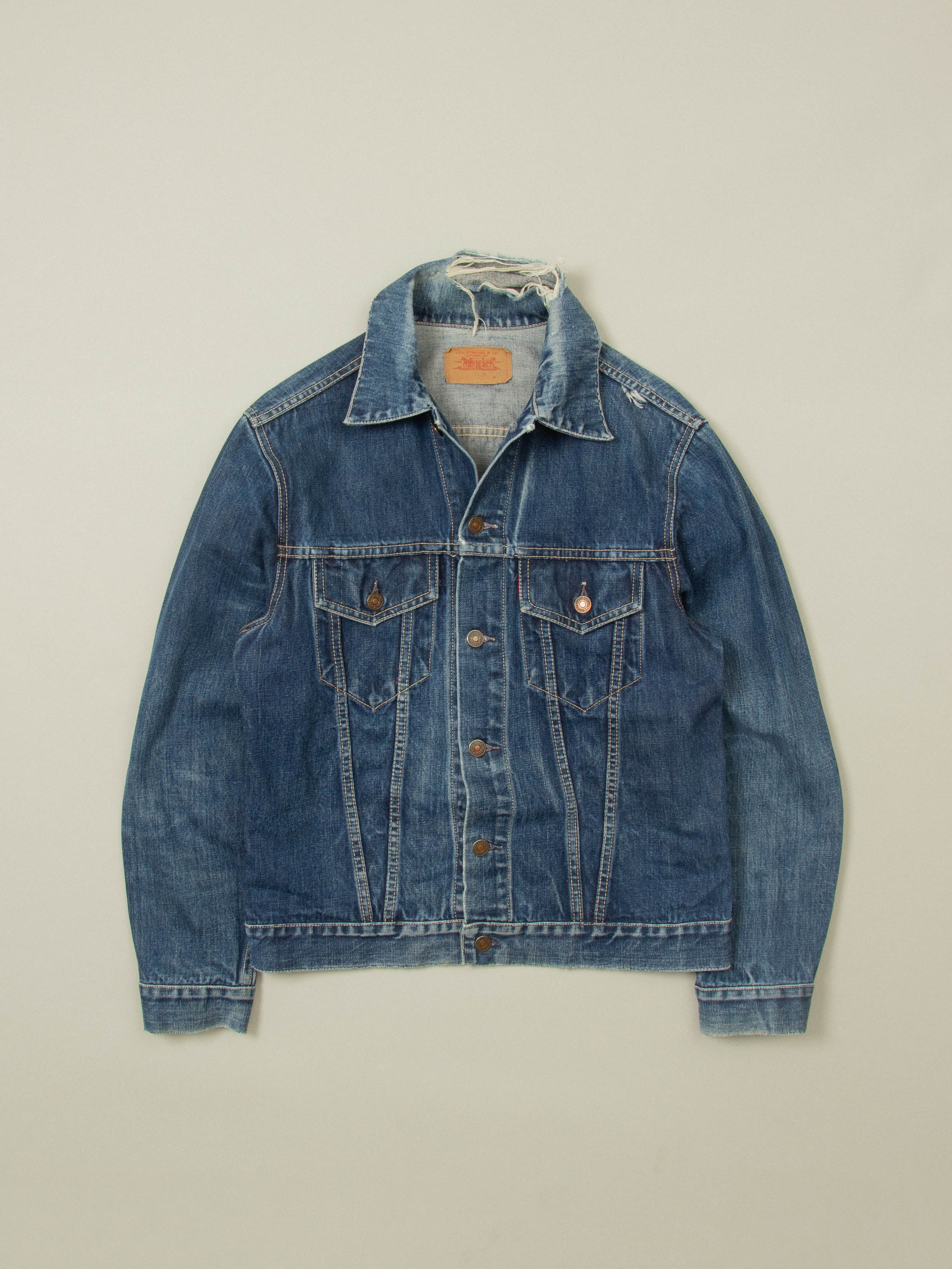 Levi‘s 70505 70s Vtg 1970s Levi's 70505 Trucker Denim Jacket - Made in USA (S