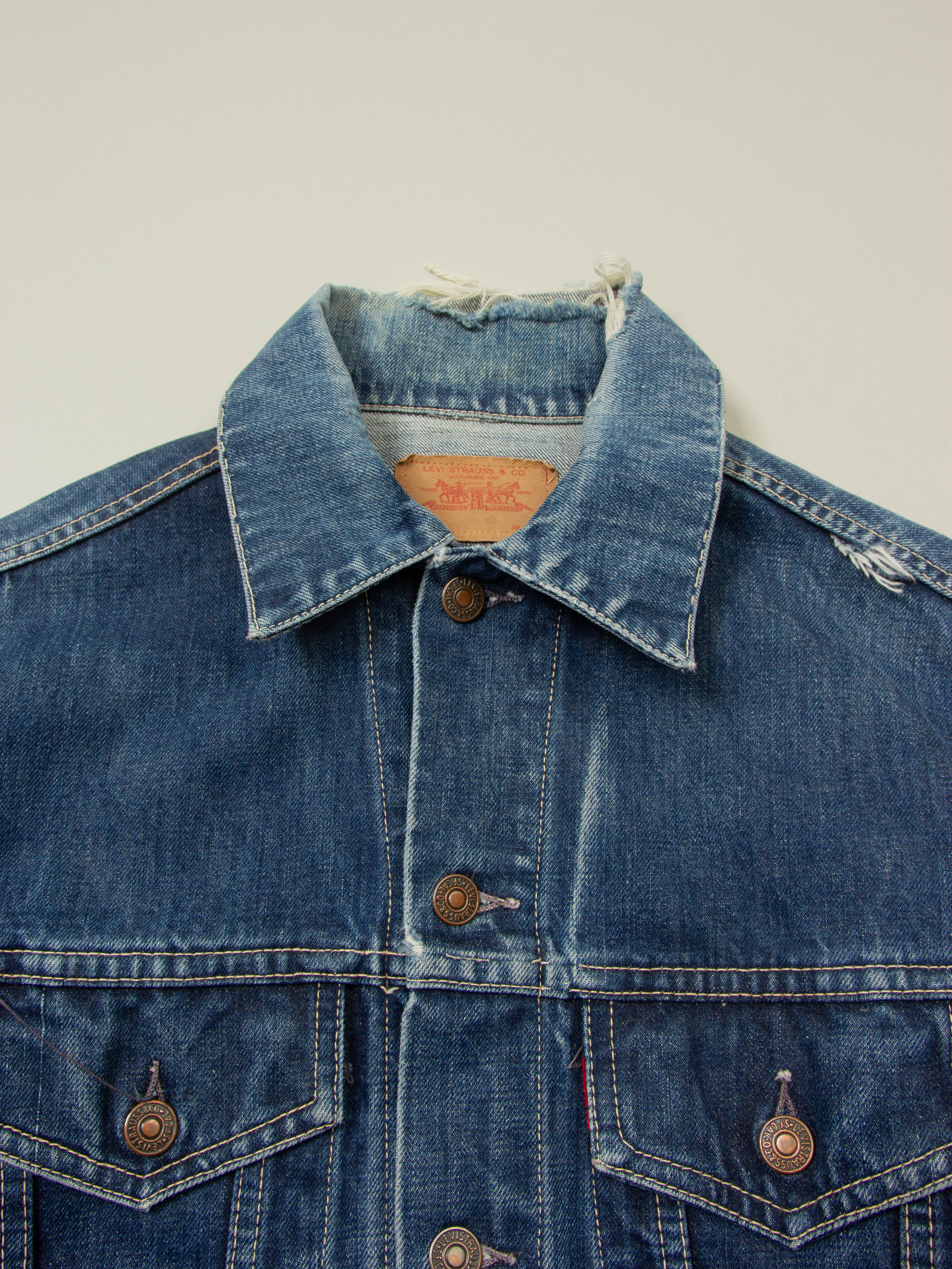 Levi‘s 70505 70s Vtg 1970s Levi's 70505 Trucker Denim Jacket - Made in USA (S