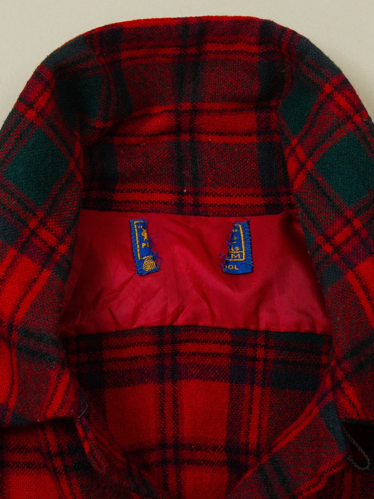 Vtg 1970s Pendleton Plaid Flannel Shirt -  Made in USA (M)