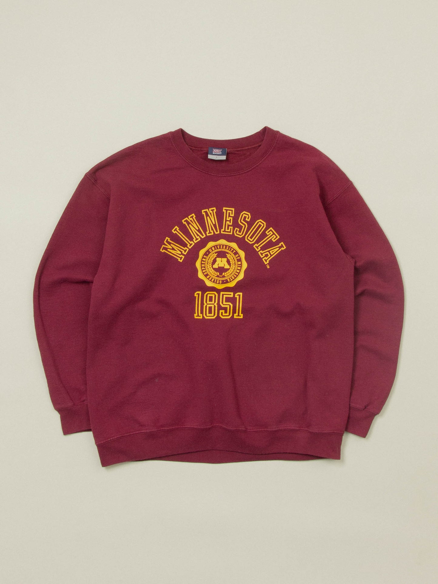 Vtg 1990s Burgundy Minnesota Sweatshirt (L)