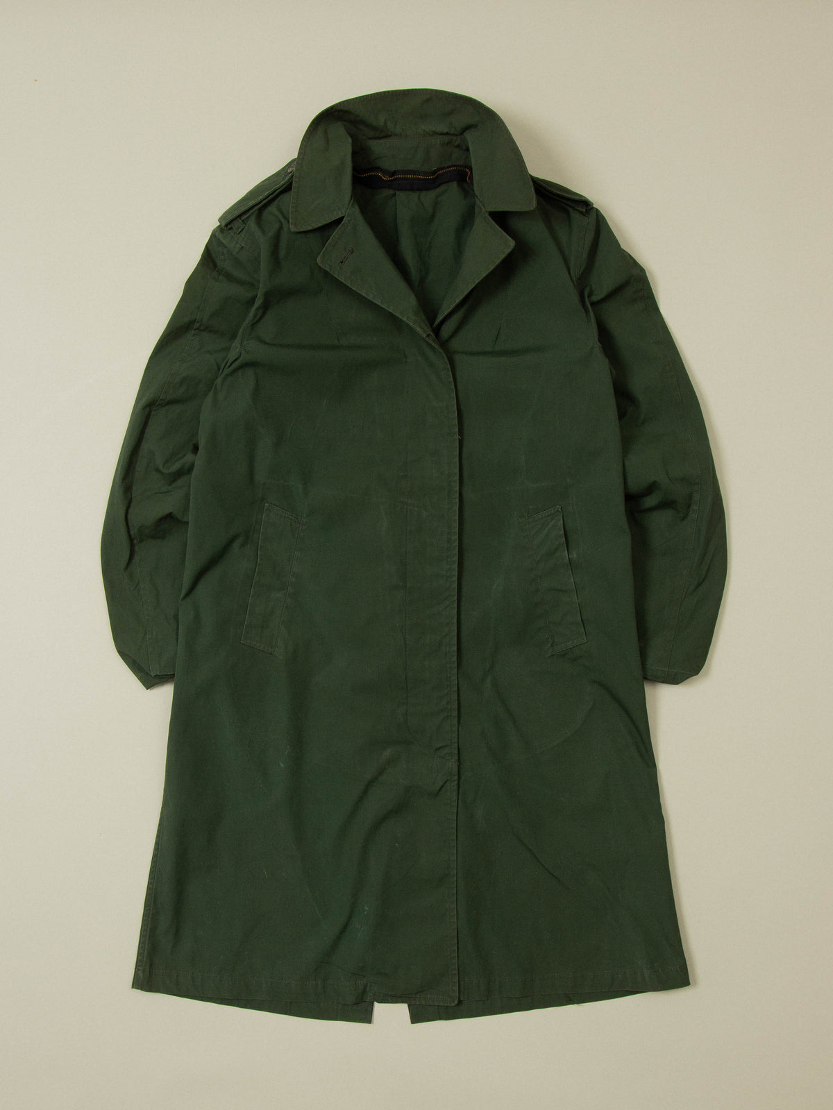 Vtg 1970s US Army Trench Coat - Made in USA (Women's L)
