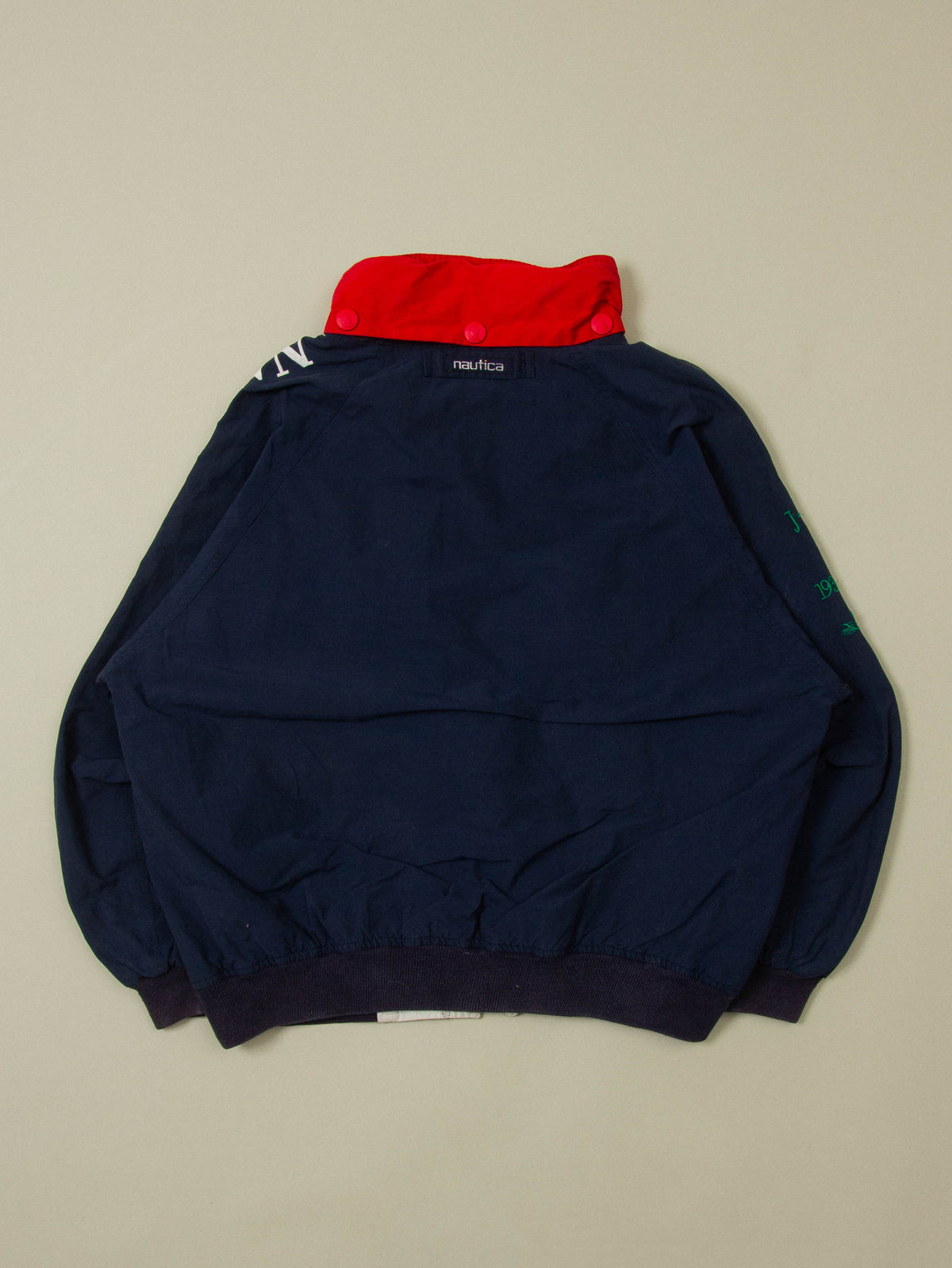 Vtg 1990s Nautica Windbreaker Sports Jacket (L)