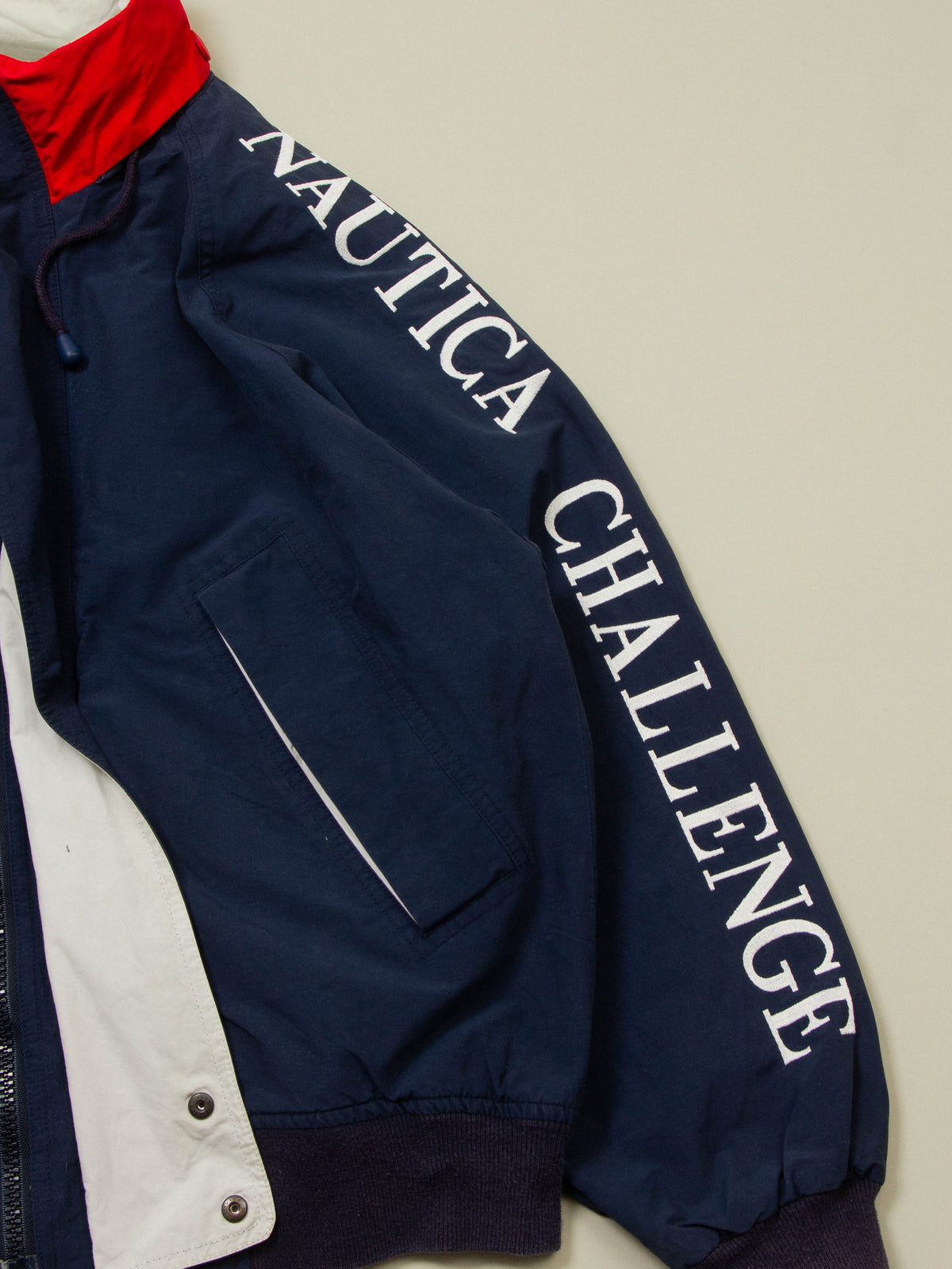 Vtg 1990s Nautica Windbreaker Sports Jacket (L)