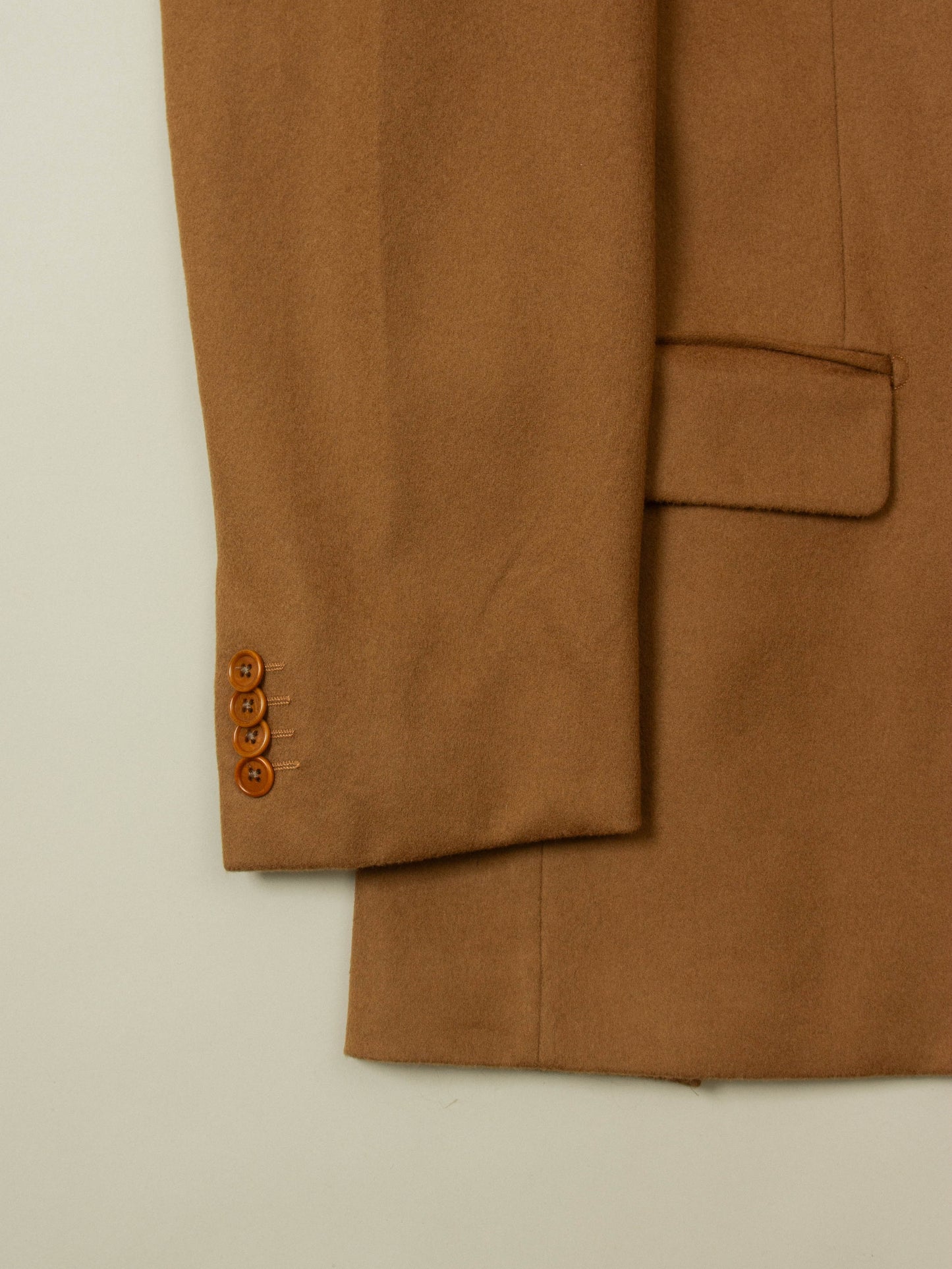 Vtg 1980s Brown Wool Blazer - Made in Italy (M/L)