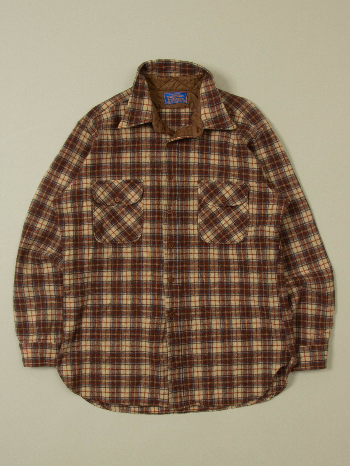 Vtg 1970s Pendleton Wool Shirt - Made in USA (L)
