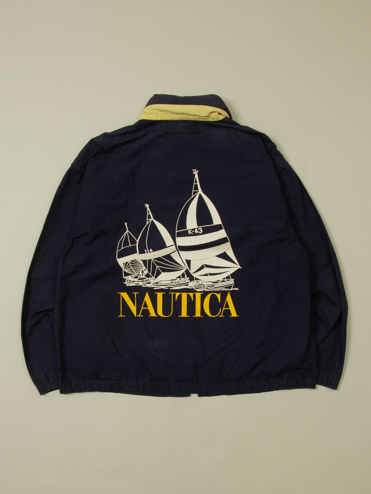 Vtg 1990s Nautica Windbreaker Sports Jacket (XL)