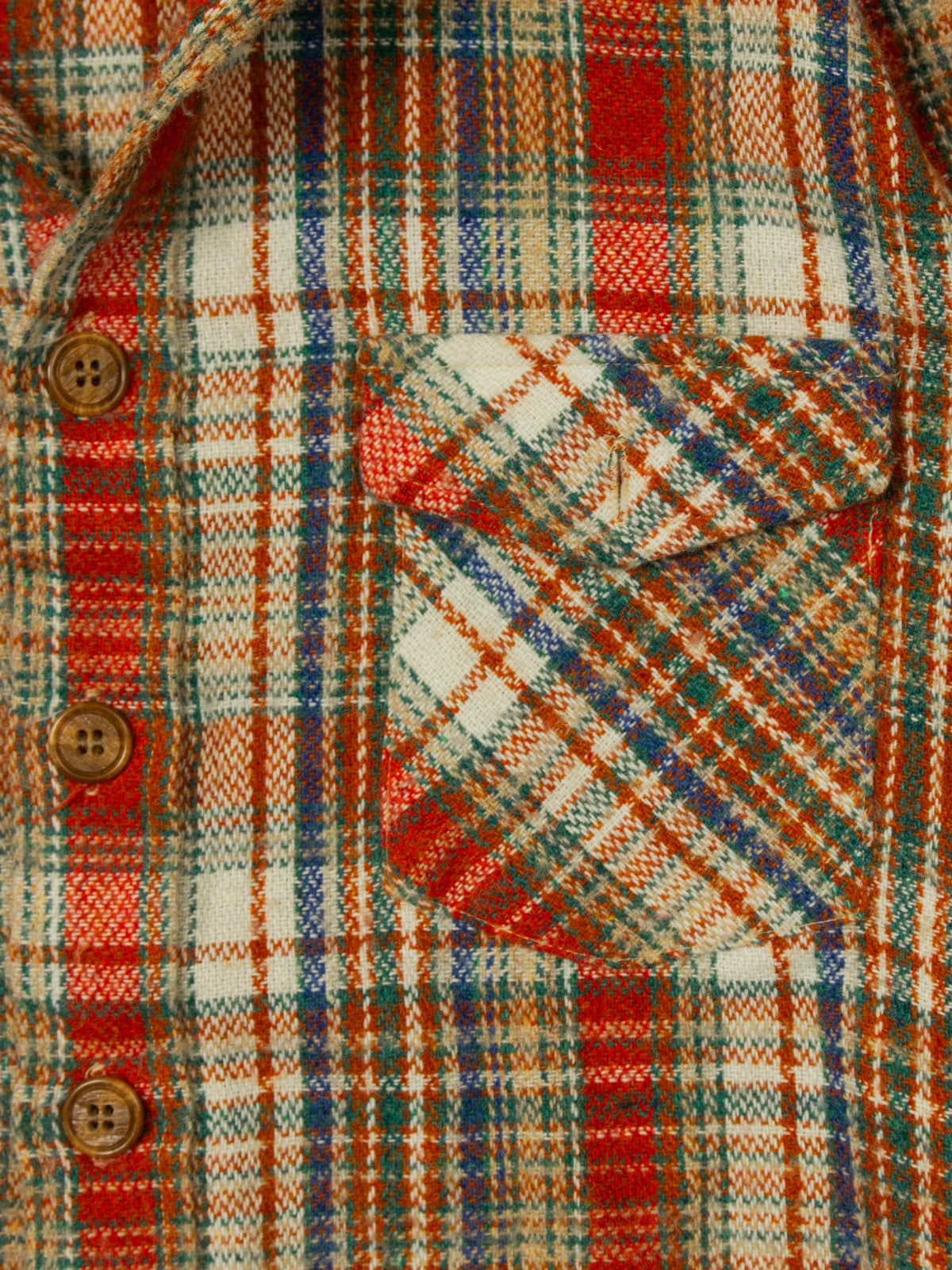 Vtg 1950s McGregor Wool Shirt - Made in USA (M/L)