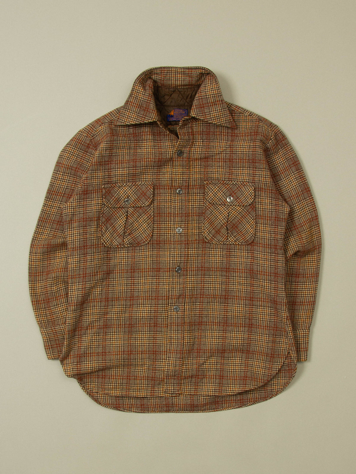 Vtg 1960s Pendleton Wool Shirt - Made in USA (M)