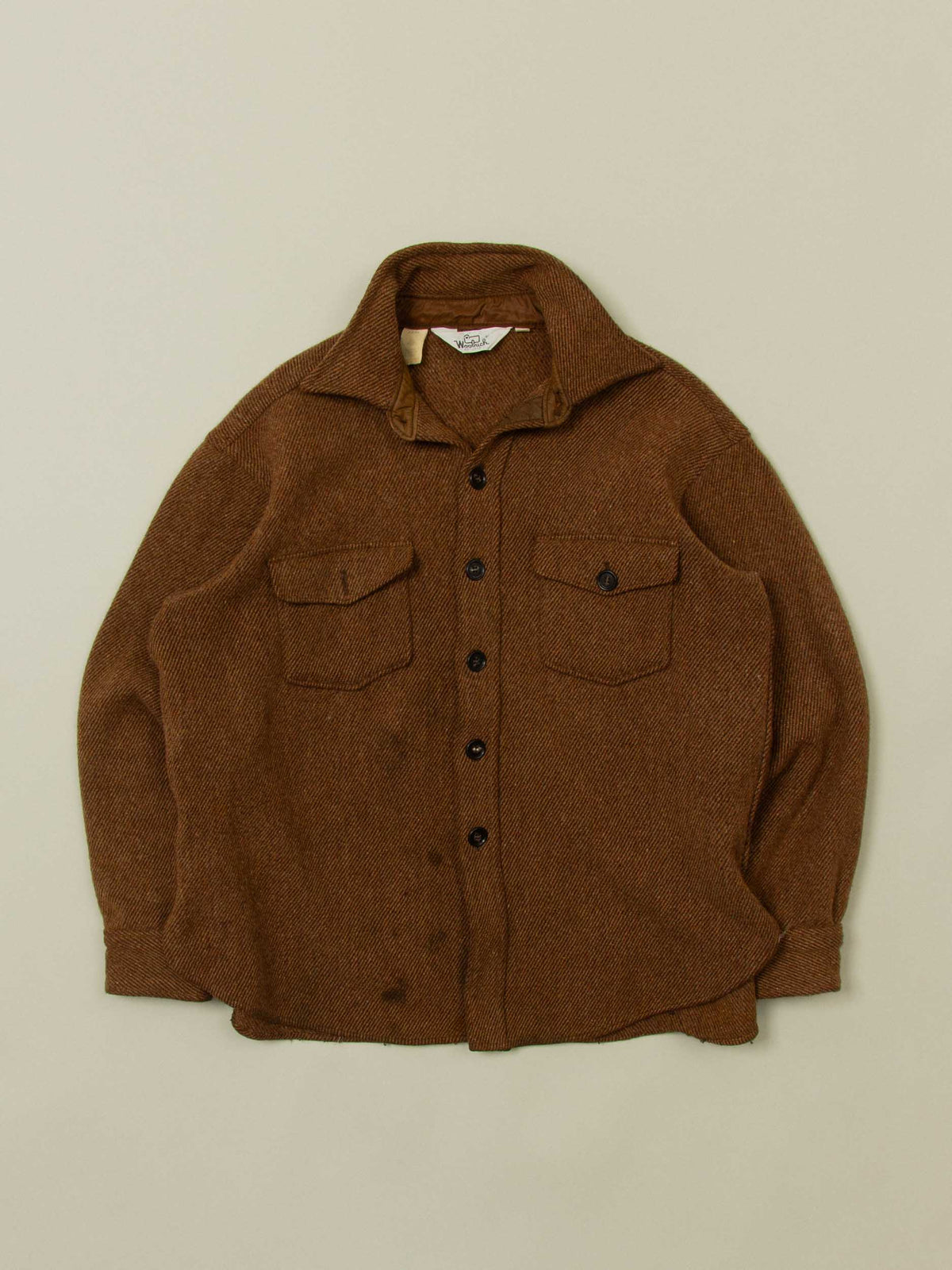 Vtg 1980s Woolrich Heavy Wool Shirt (S/M)