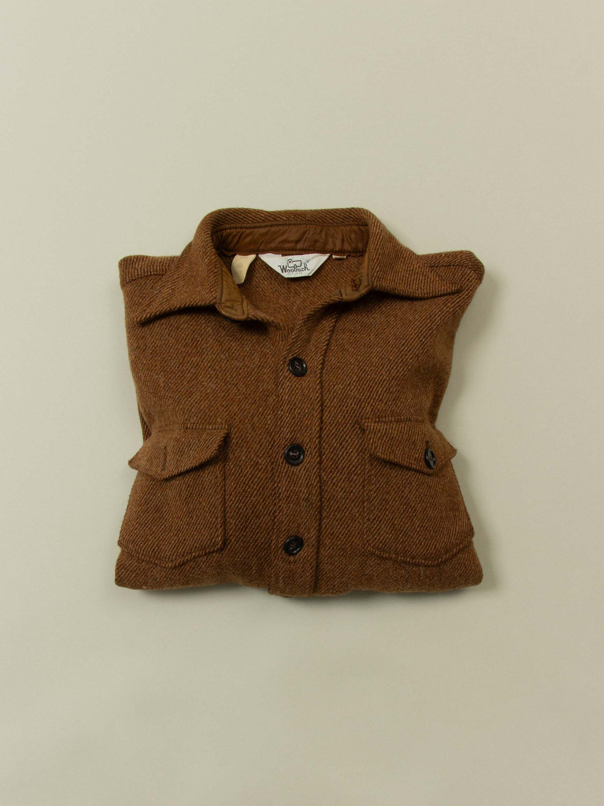 Vtg 1980s Woolrich Heavy Wool Shirt (S/M)