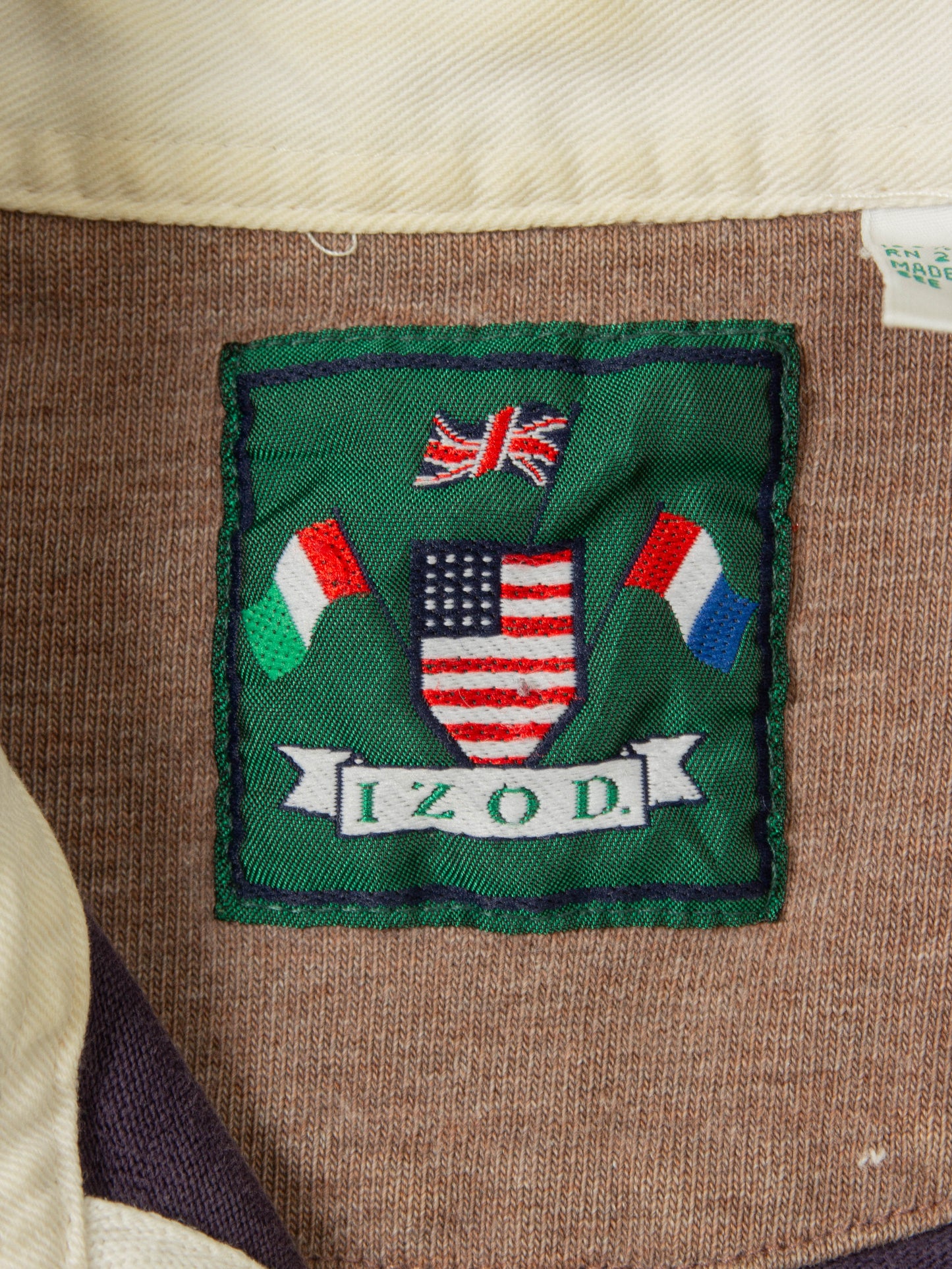 Vtg 1990s Izod Rugby Shirt (L)
