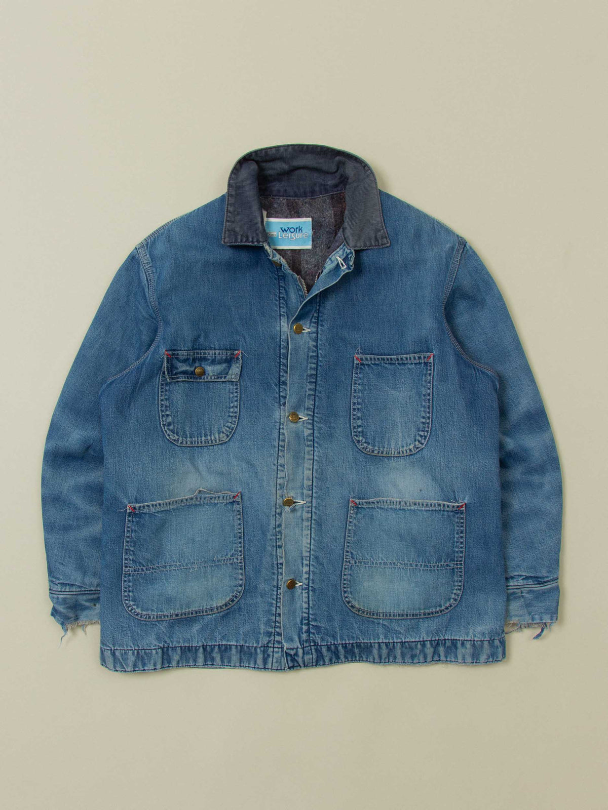 Vtg 1970s Sears Loco Chore Jacket – Made in USA (L)