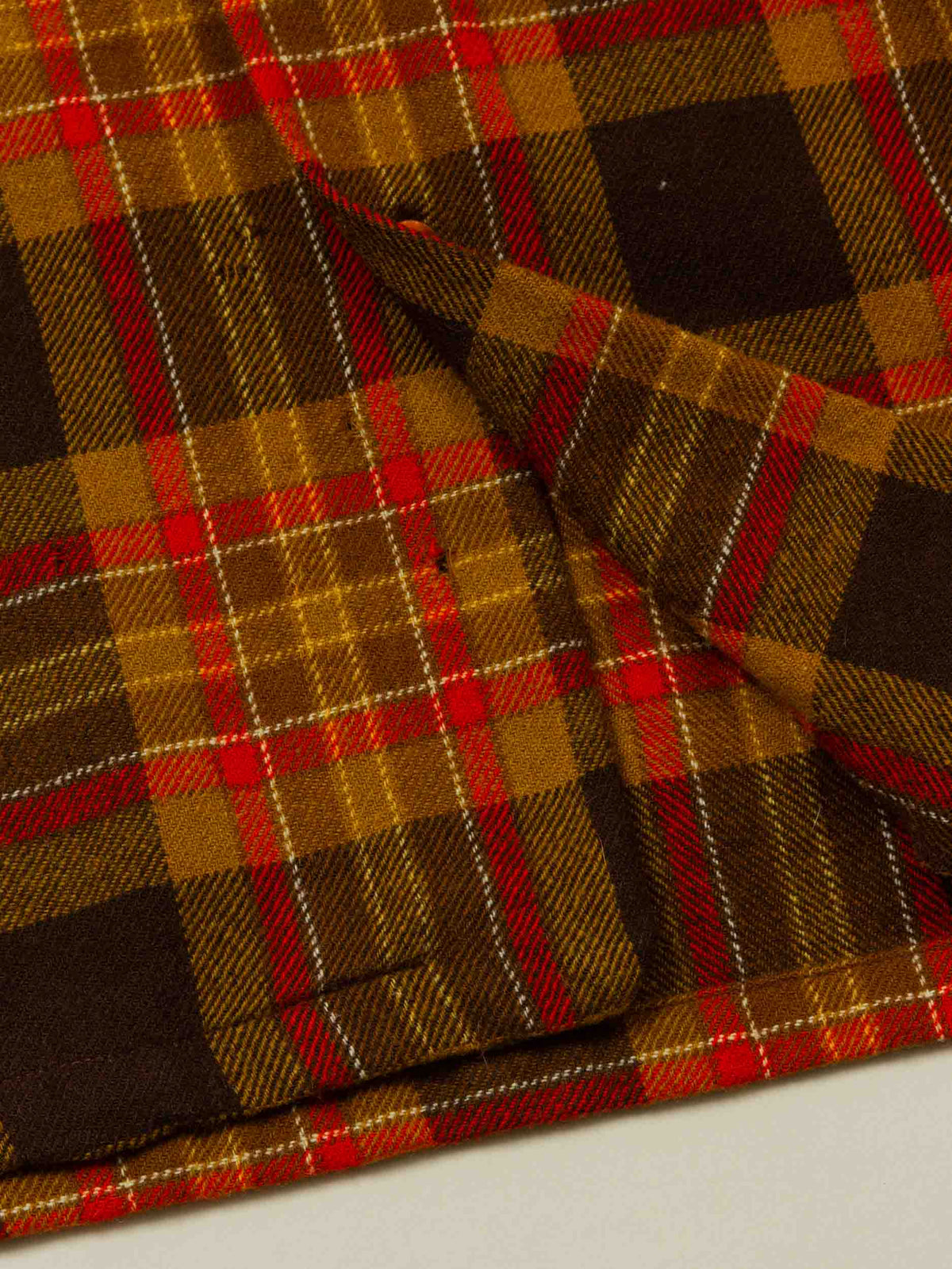 Vtg 1960s Pendleton Wool Flannel Shirt – Made in USA (M)