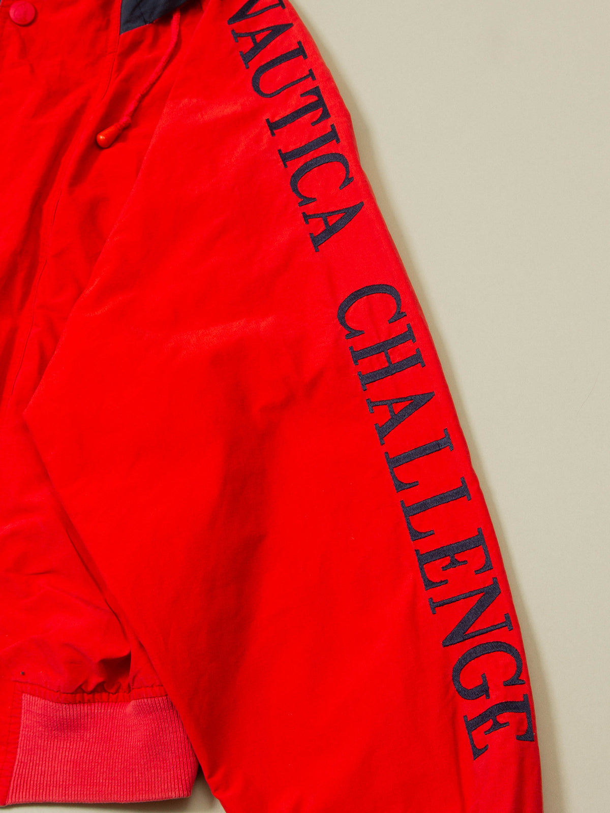 Vtg 1990s Nautica Windbreaker Sports Jacket (L)