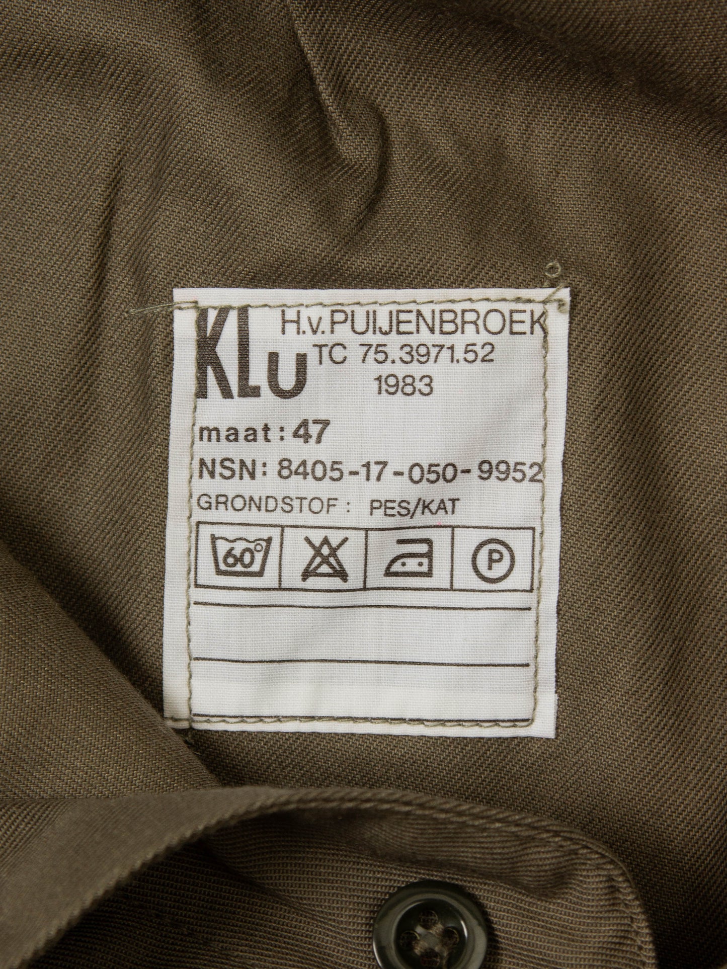 Deadstock 1980s Dutch Army Cargo Trousers