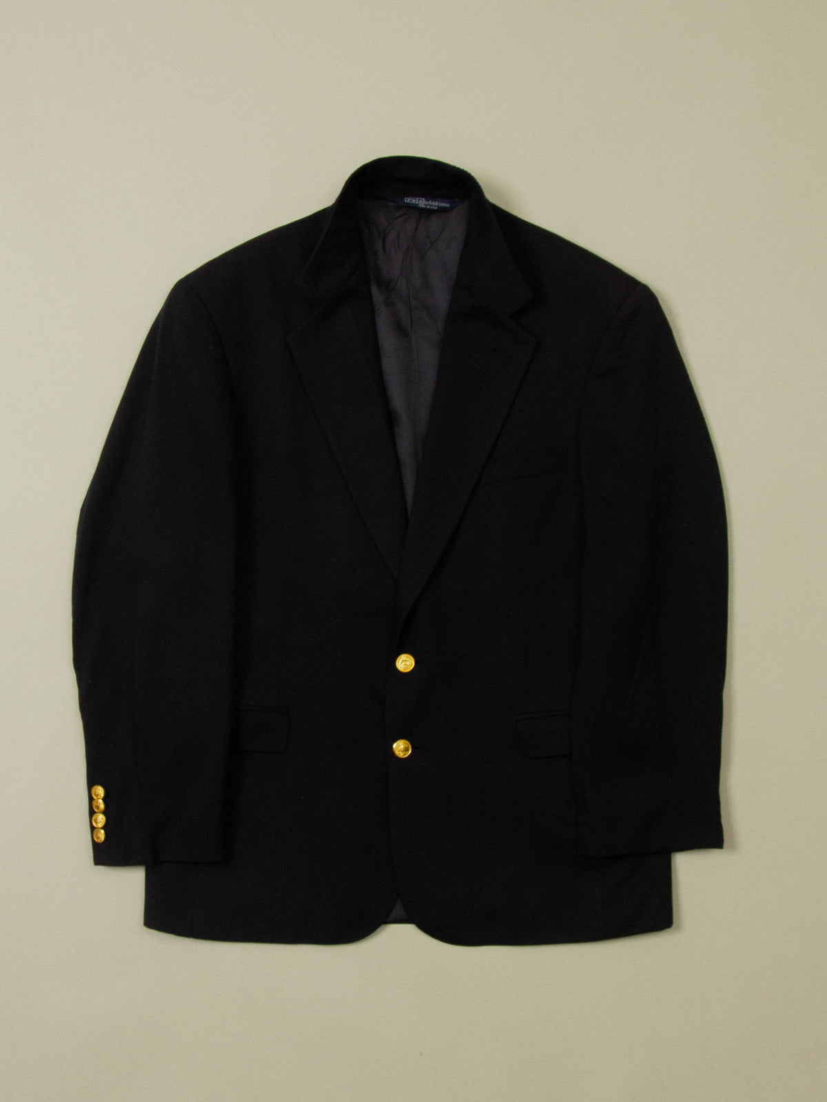 Vtg 1980s Ralph Lauren Blazer Jacket – Made in USA (M)