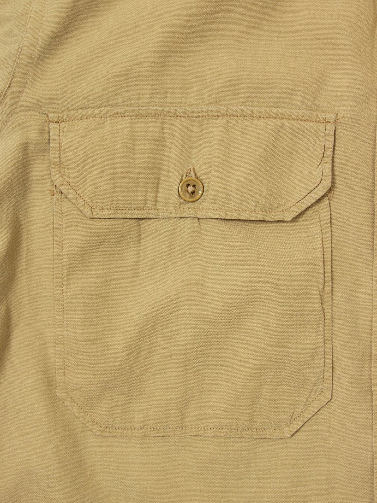 Vtg 1940s US Army Khaki Officer Shirt (S)