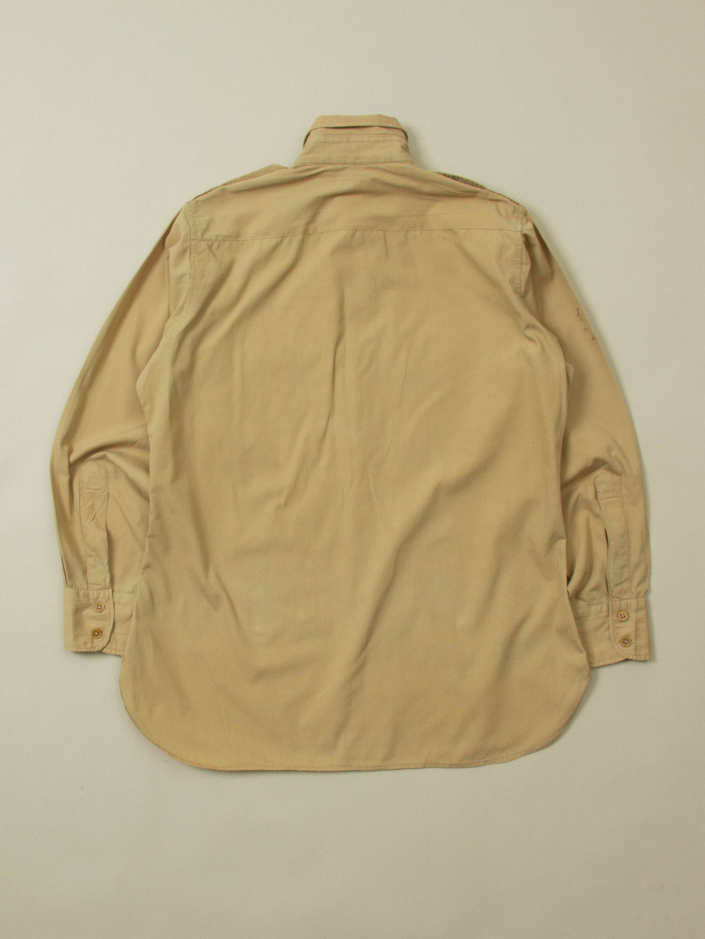Vtg 1940s US Army Khaki Officer Shirt (S)