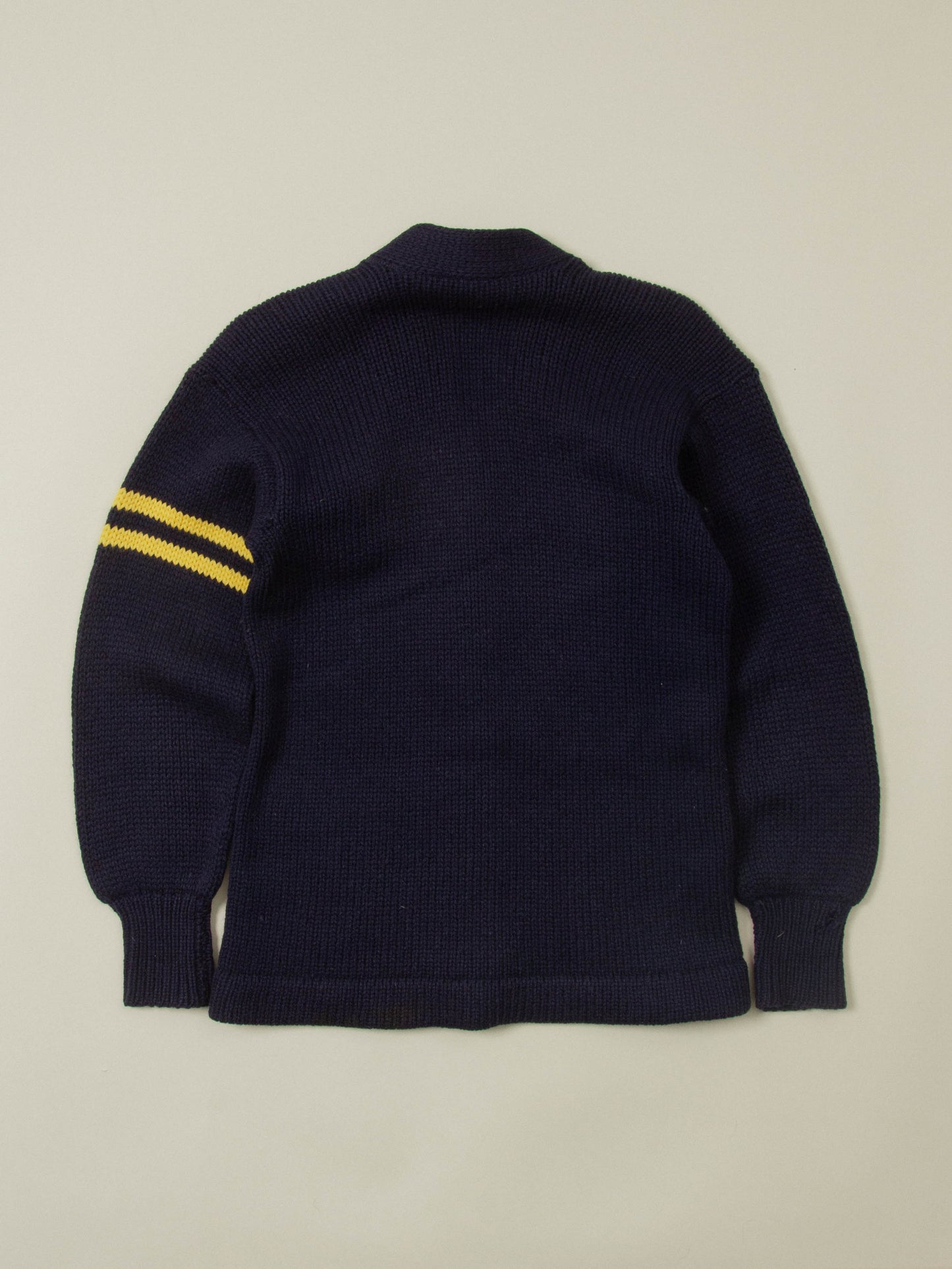 Vtg 1950s Letterman Wool Cardigan (S/M)