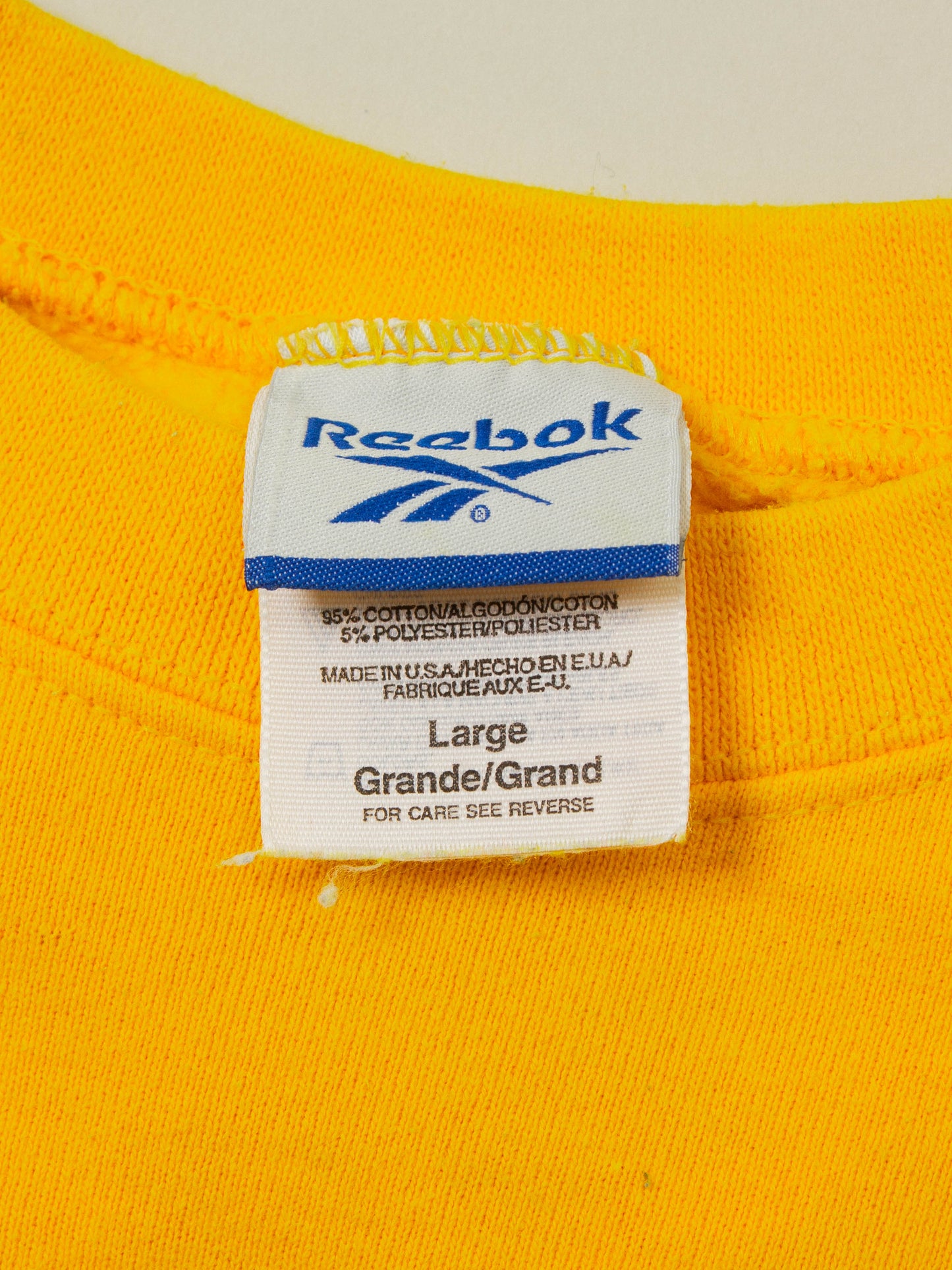 Vtg 1990s Reebok Sweatshirt - Made in USA (XL)