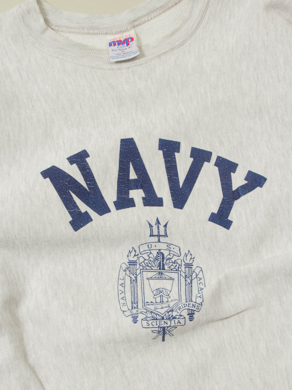 Vtg 1990s US Navy Reverse Weave Sweatshirt – Made in USA (XL)