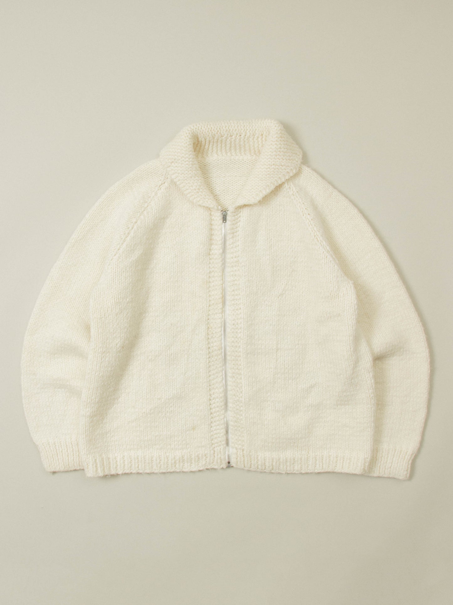 Vtg 1960s 'Deer' Cowichan Wool Sweater (L)