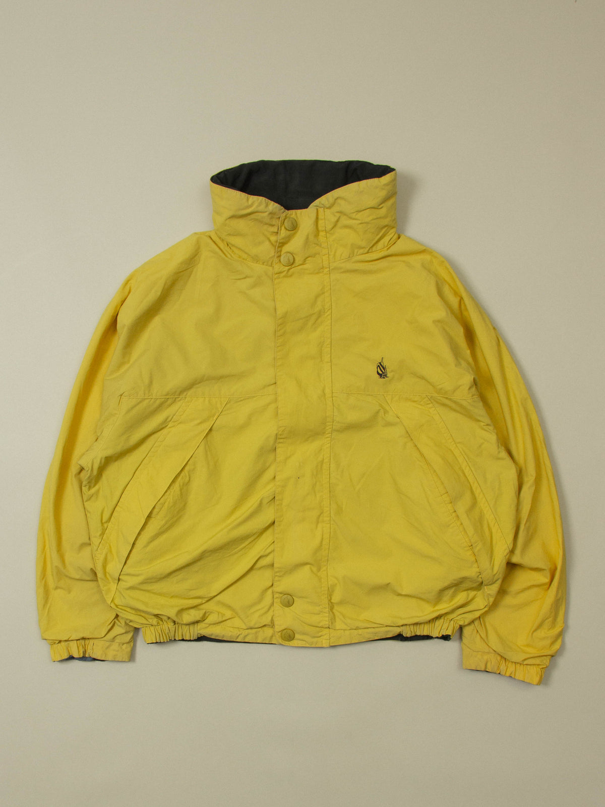 Vtg 1990s Nautica Reverisble Windbreaker Sports Jacket (L)