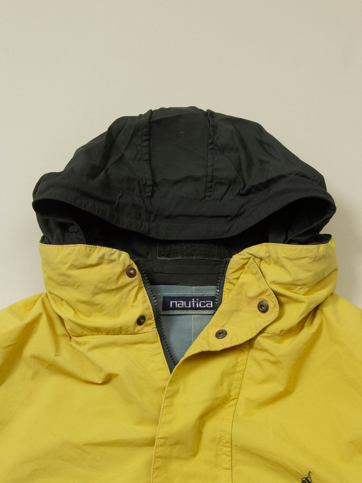 Vtg 1990s Nautica Reverisble Windbreaker Sports Jacket (L)