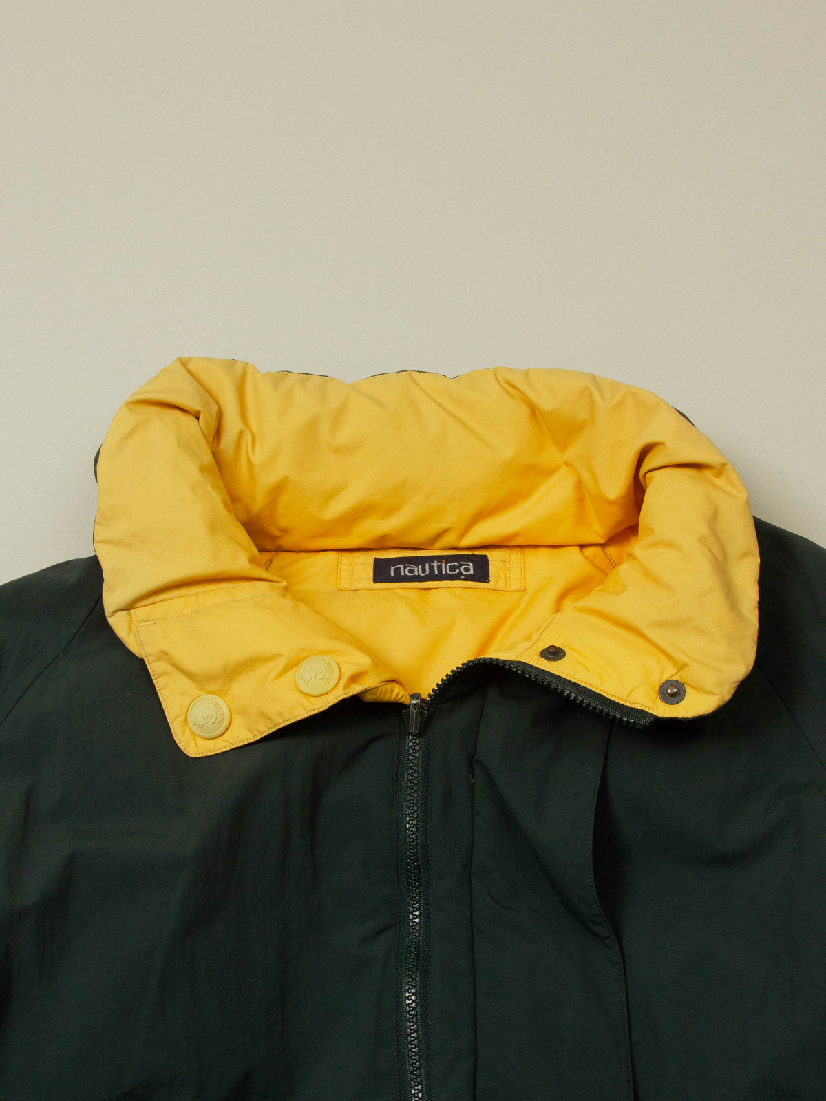 Vtg 1990s Nautica Reversible Down Jacket (L)